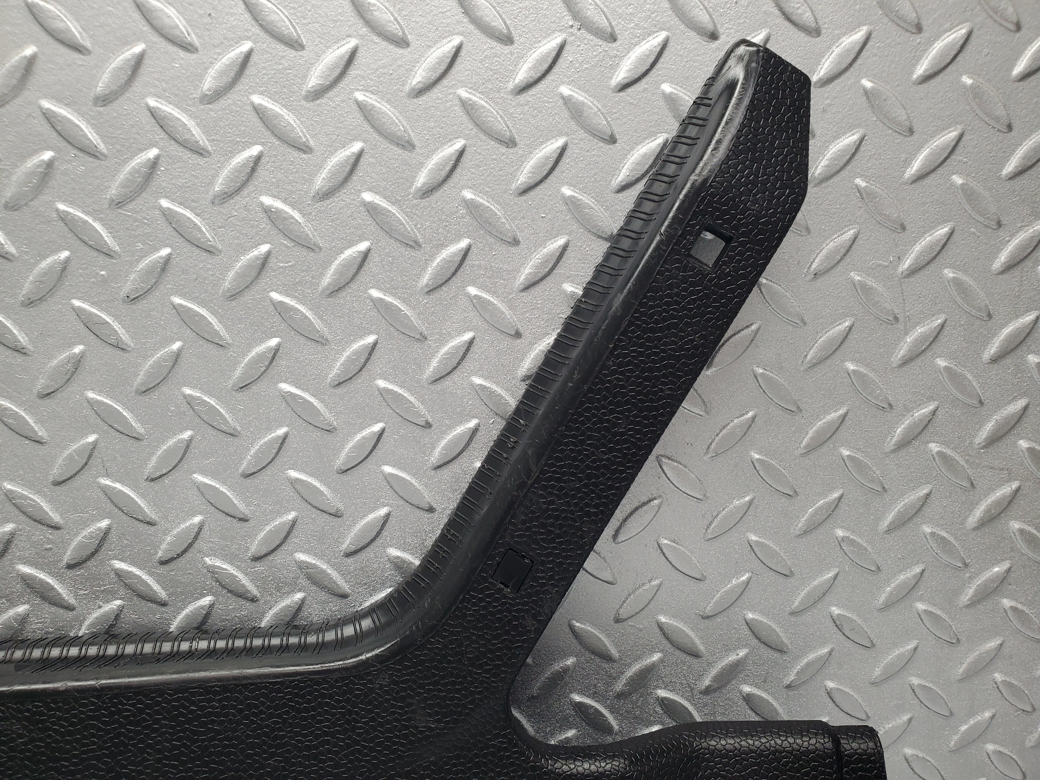 49021 Mercedes-Benz A124 320E Cabriolet Trunk Lock Trim Panel 1246942325