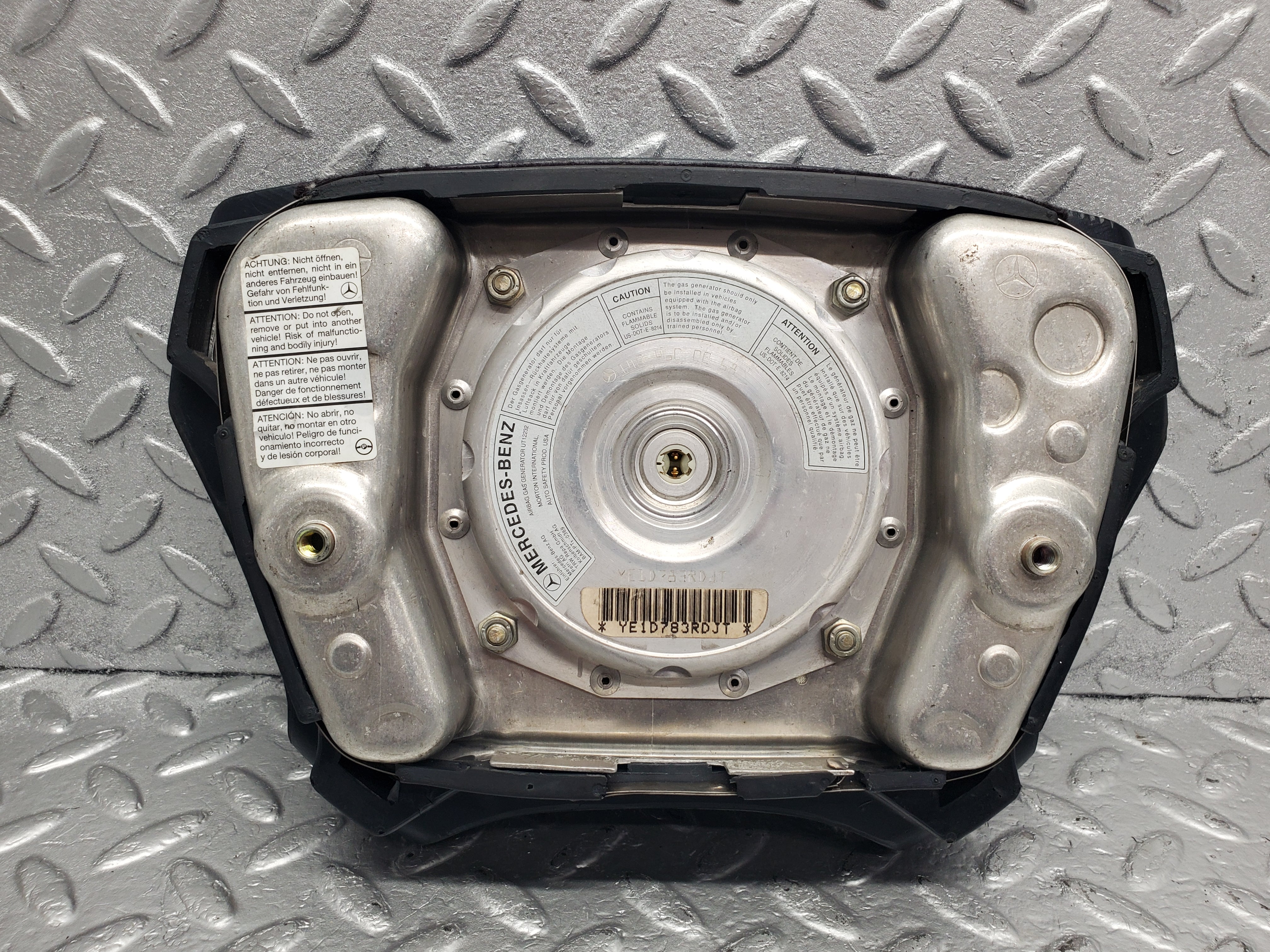 51184 Mercedes-Benz W140 W124 Steering Wheel Airbag 1404601198