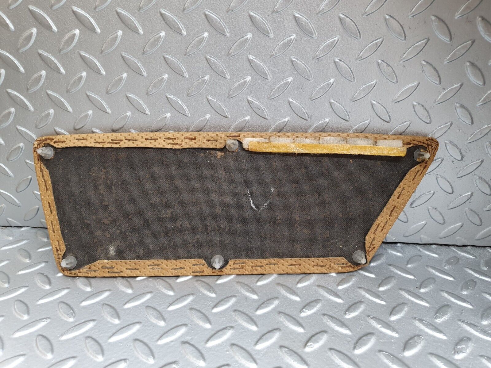 43805 Mercedes-Benz C126 380SEC Coupe Rear Left Card Panel Beige 1266920989 1266922189