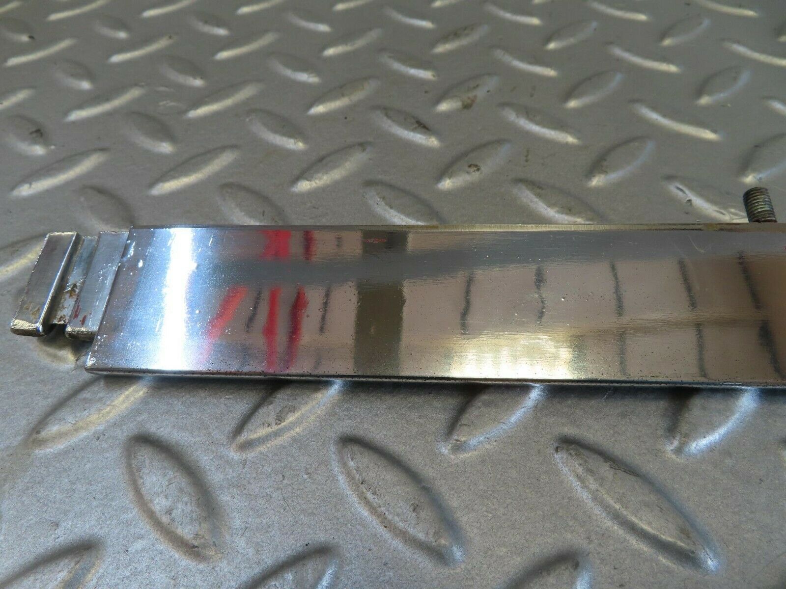 15720 Mercedes-Benz R107 450SL Trunk Chrome Handle Moulding Left 1076901380