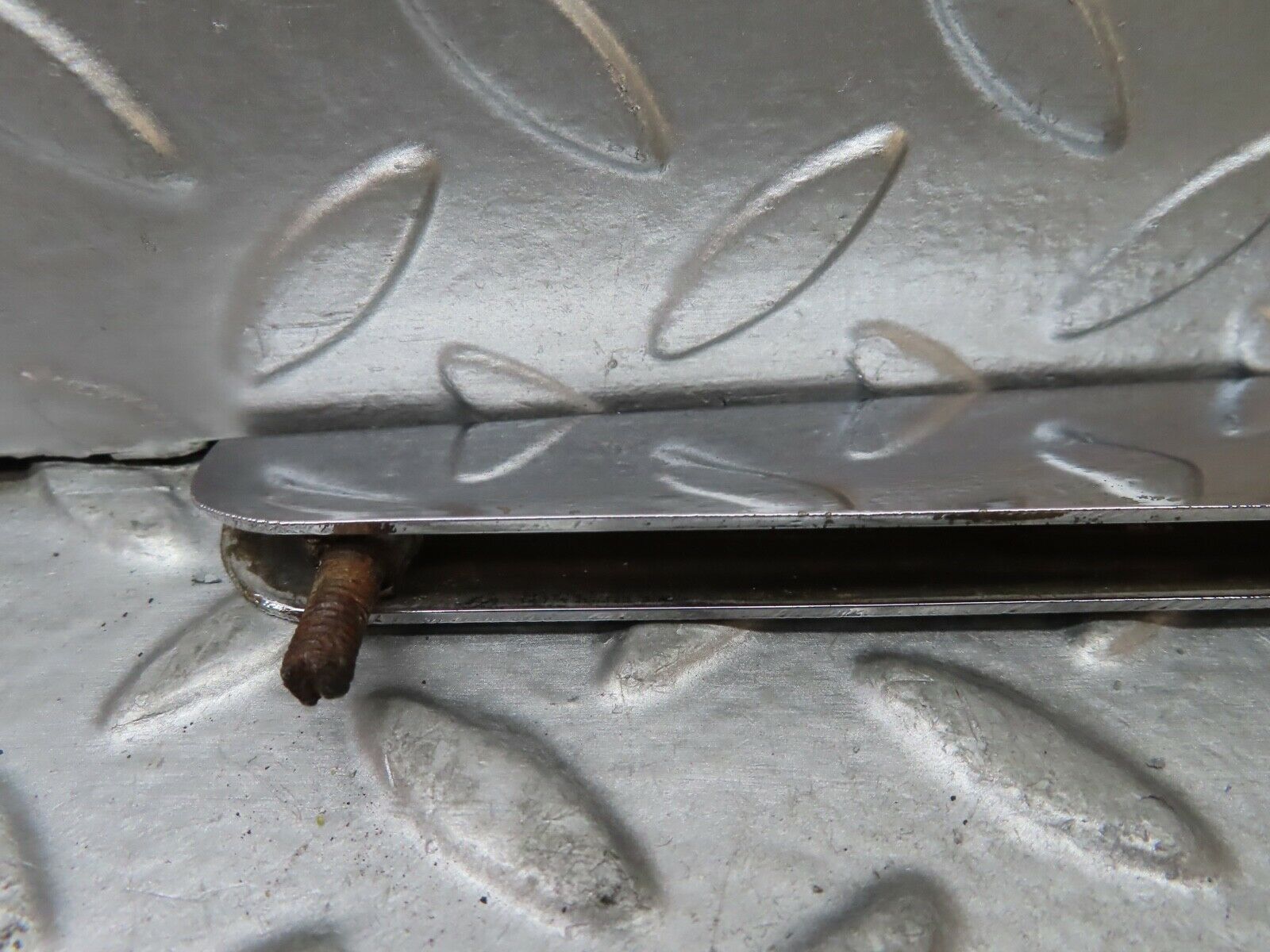 20568 Mercedes-Benz R107 450SL Trunk Chrome Handle Right Side 1076901480