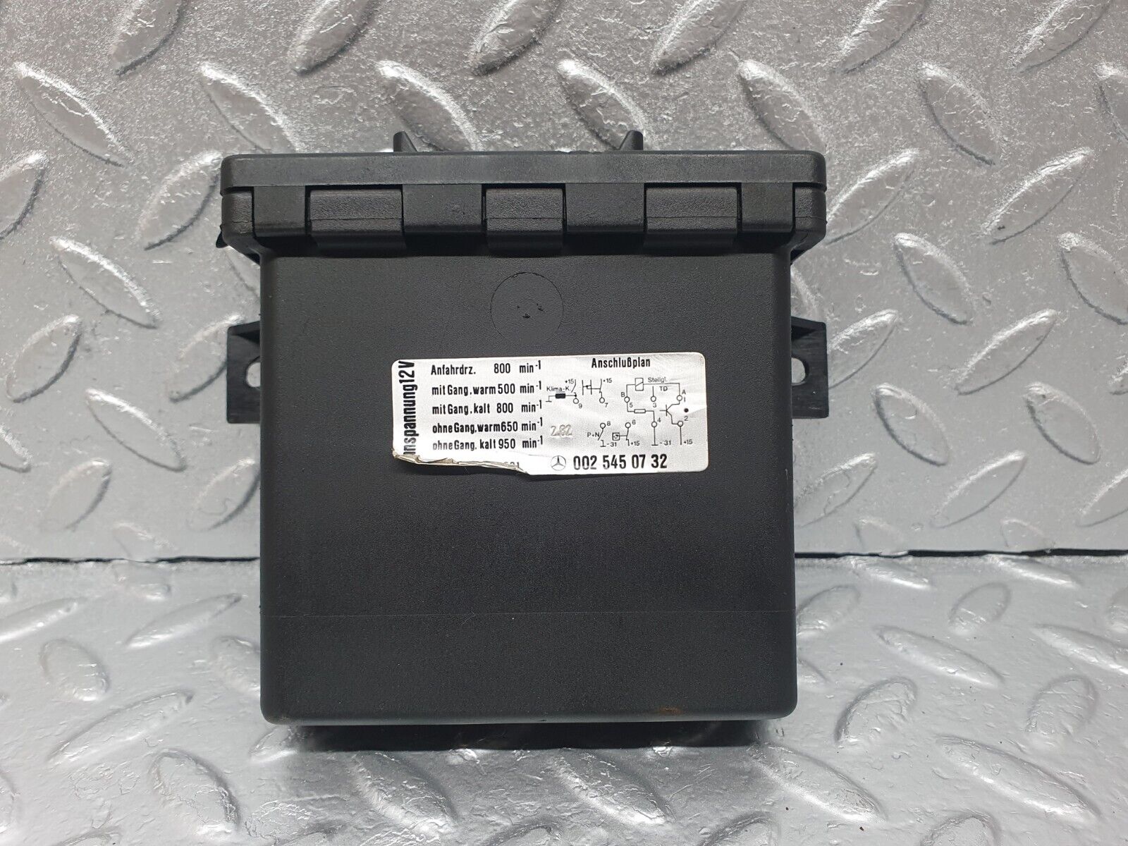 43519 Mercedes-Benz C126 300SEC Coupe Idle Control Module Unit 0025450732