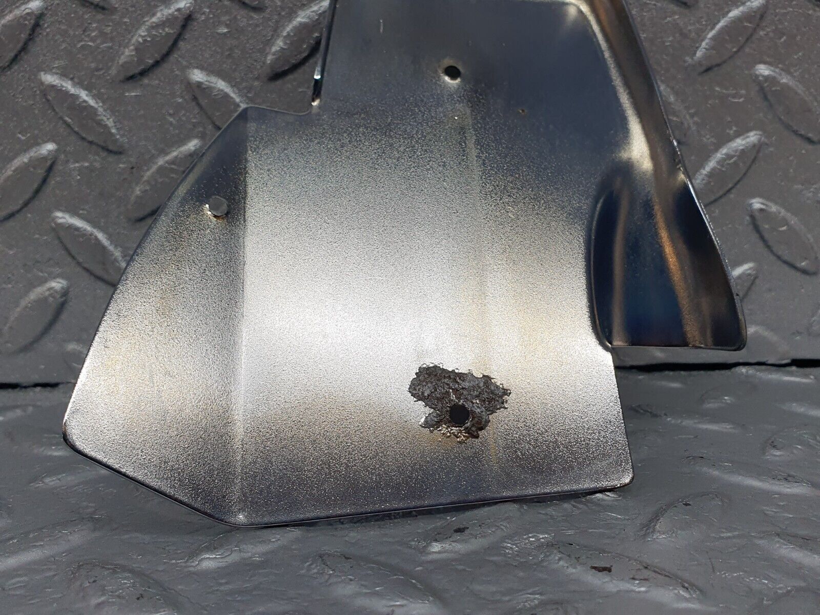 43966 Mercedes-Benz C123 230CE Coupe B Pillar Chrome Cover Plate Left Side