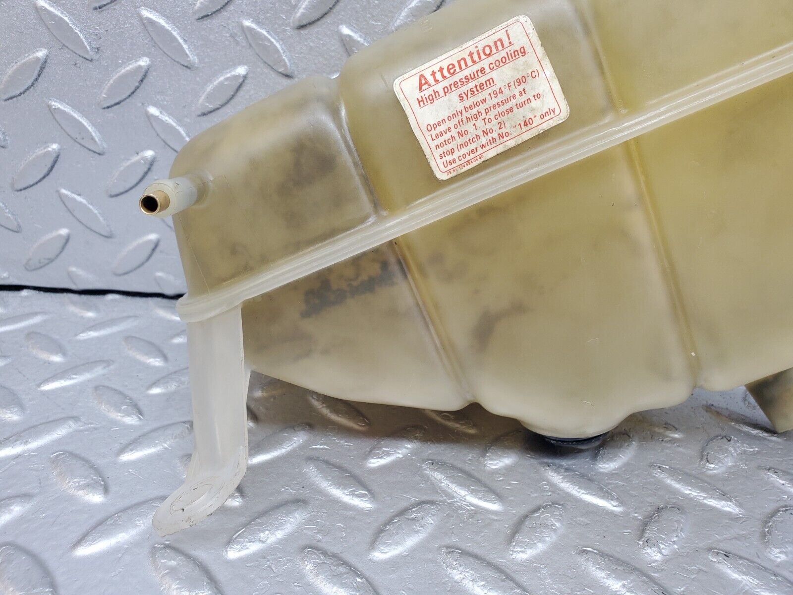44783 Mercedes-Benz W124 220E Coolant Reservoir Tank 1245001349 1245000406