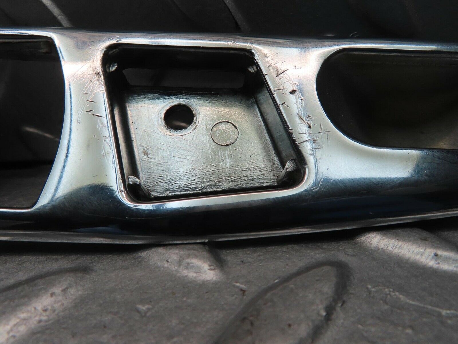 11682 Mercedes-Benz R107 450SL Interior Door Handle Chrome Surround