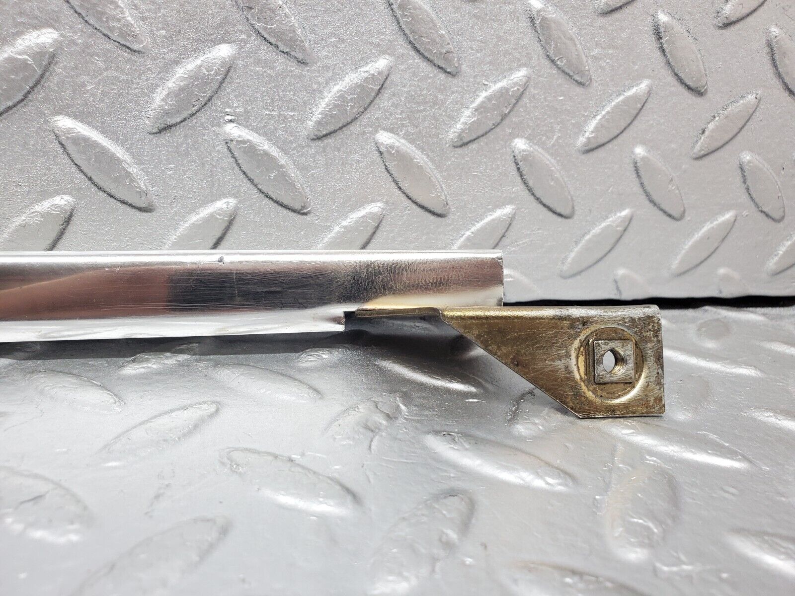 44319 Mercedes-Benz W123 280E Rear Left Chrome Window Channel