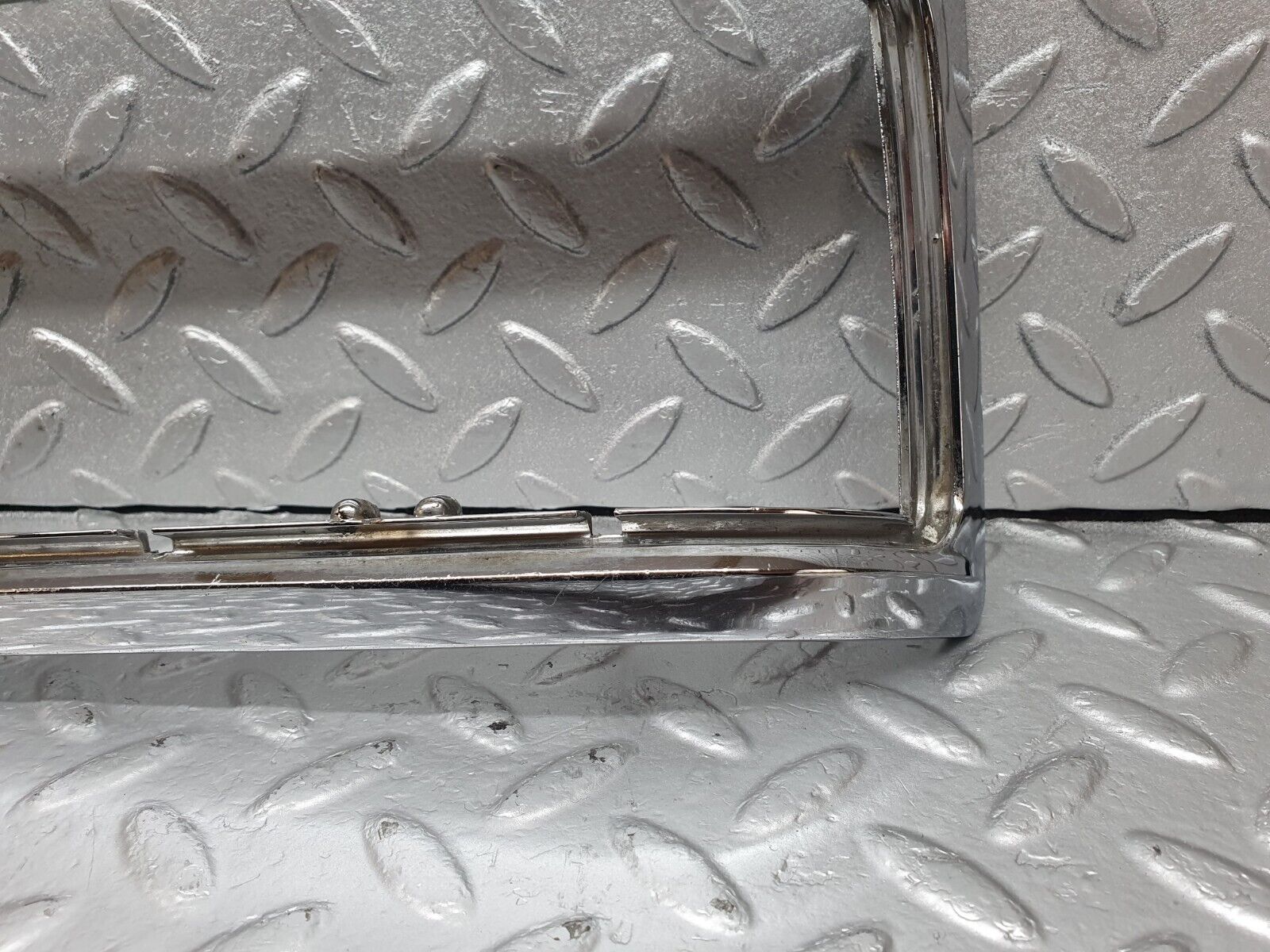 42934 Mercedes-Benz W115 Tail Light Chrome Frame Right Side