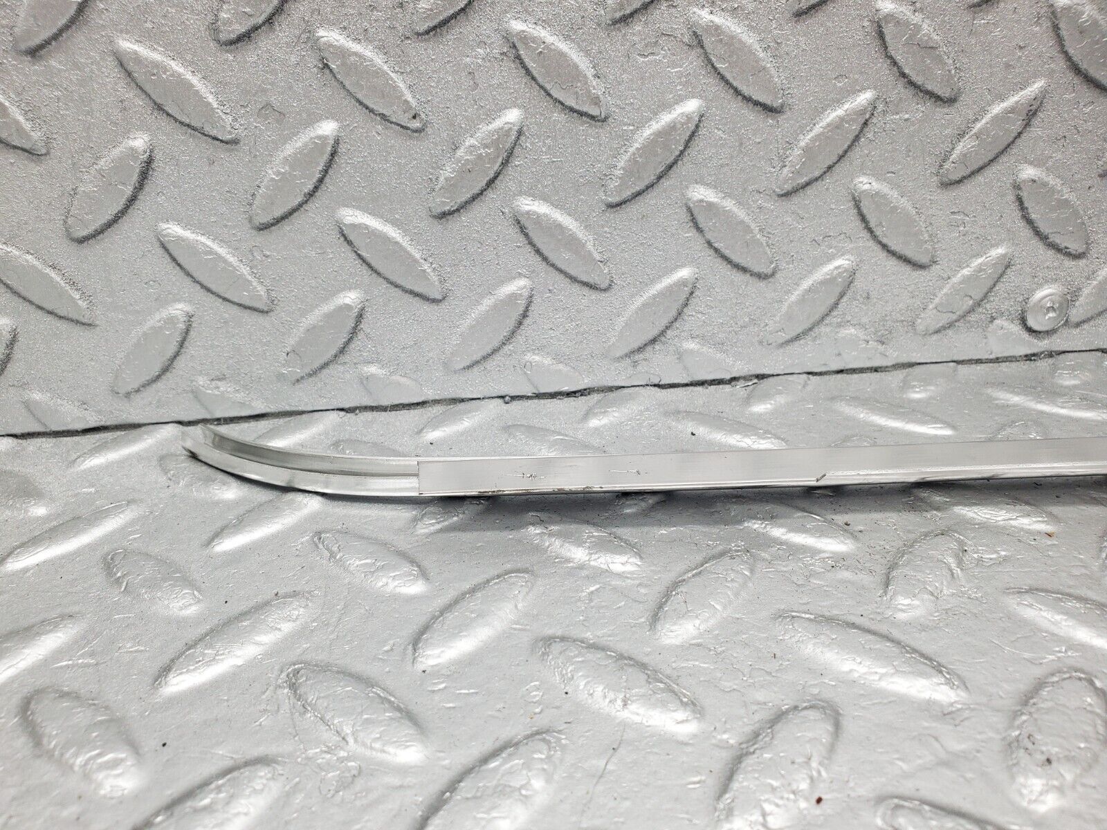 46375 Mercedes-Benz C123 280CE Coupe Seat Belt Presenter Cover Chrome Trim Left