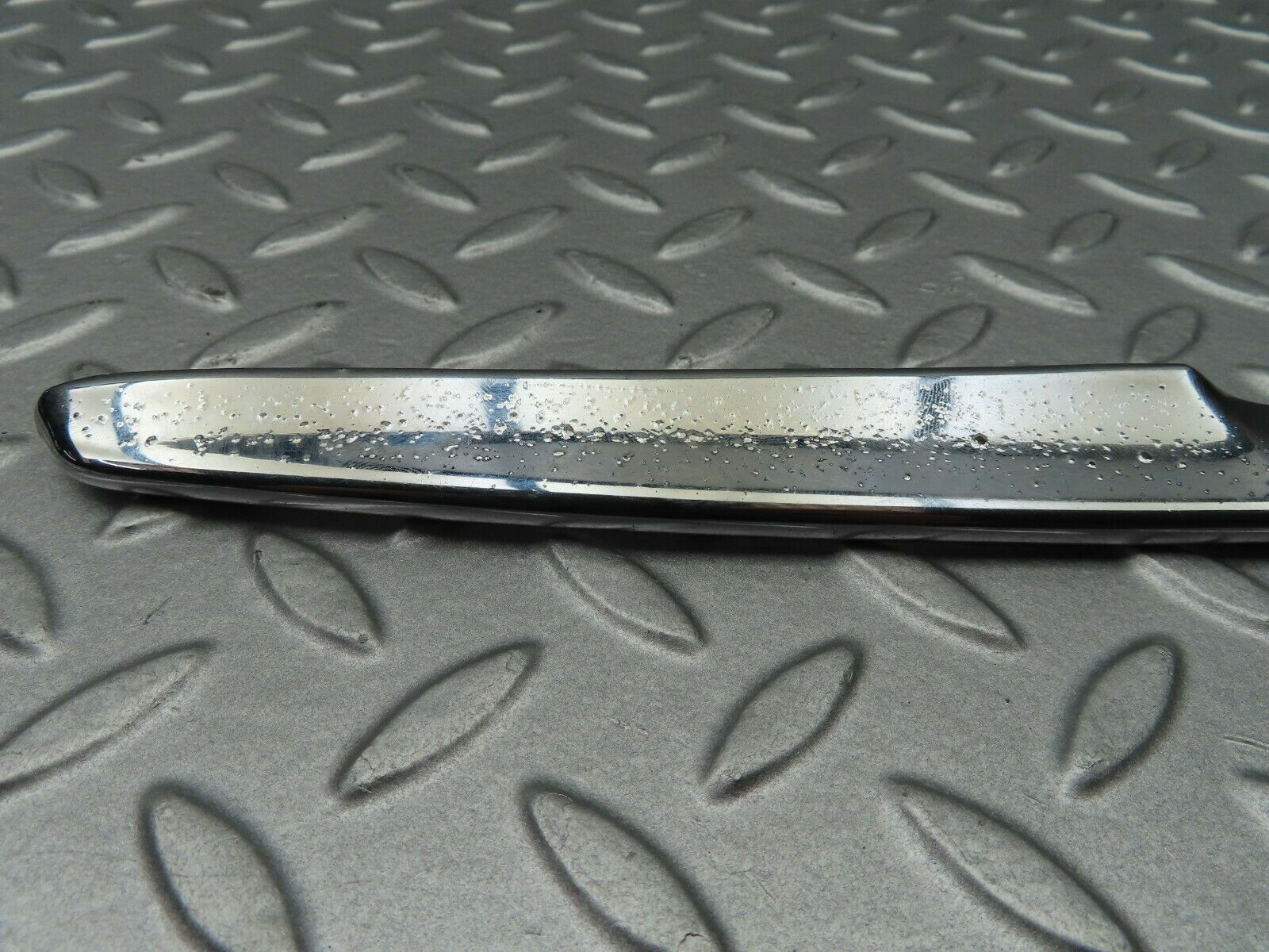 5171 Mercedes-Benz R107 350SL Trunk Chrome Handle Moulding 1077580202