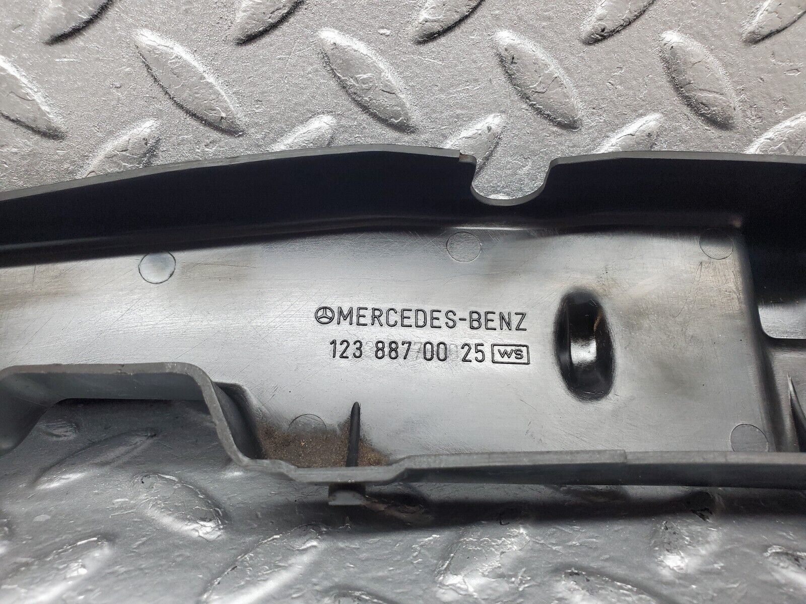 44327 Mercedes-Benz W123 280E Bonnet Lock Catch Cover 1238870025