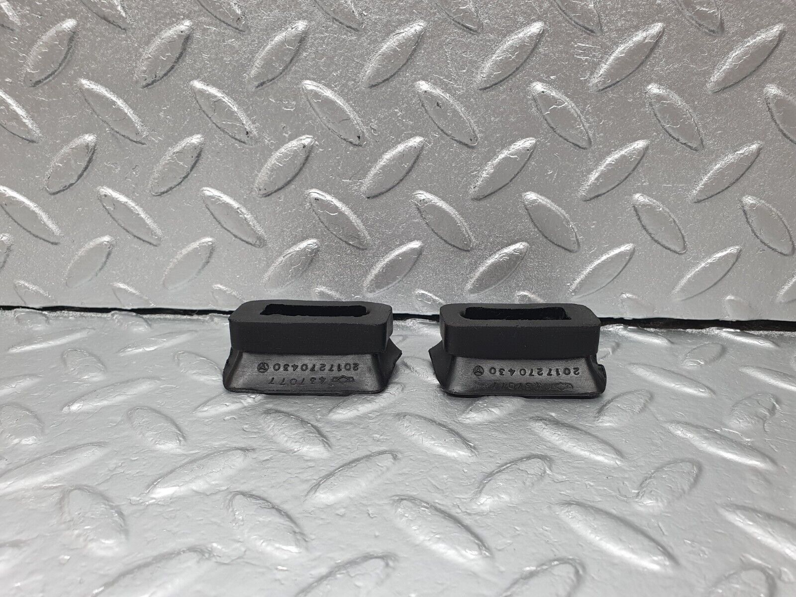 42536 Mercedes-Benz R129 320SL Coupe Door Check Strap Rubber Seal 2x 2017270430