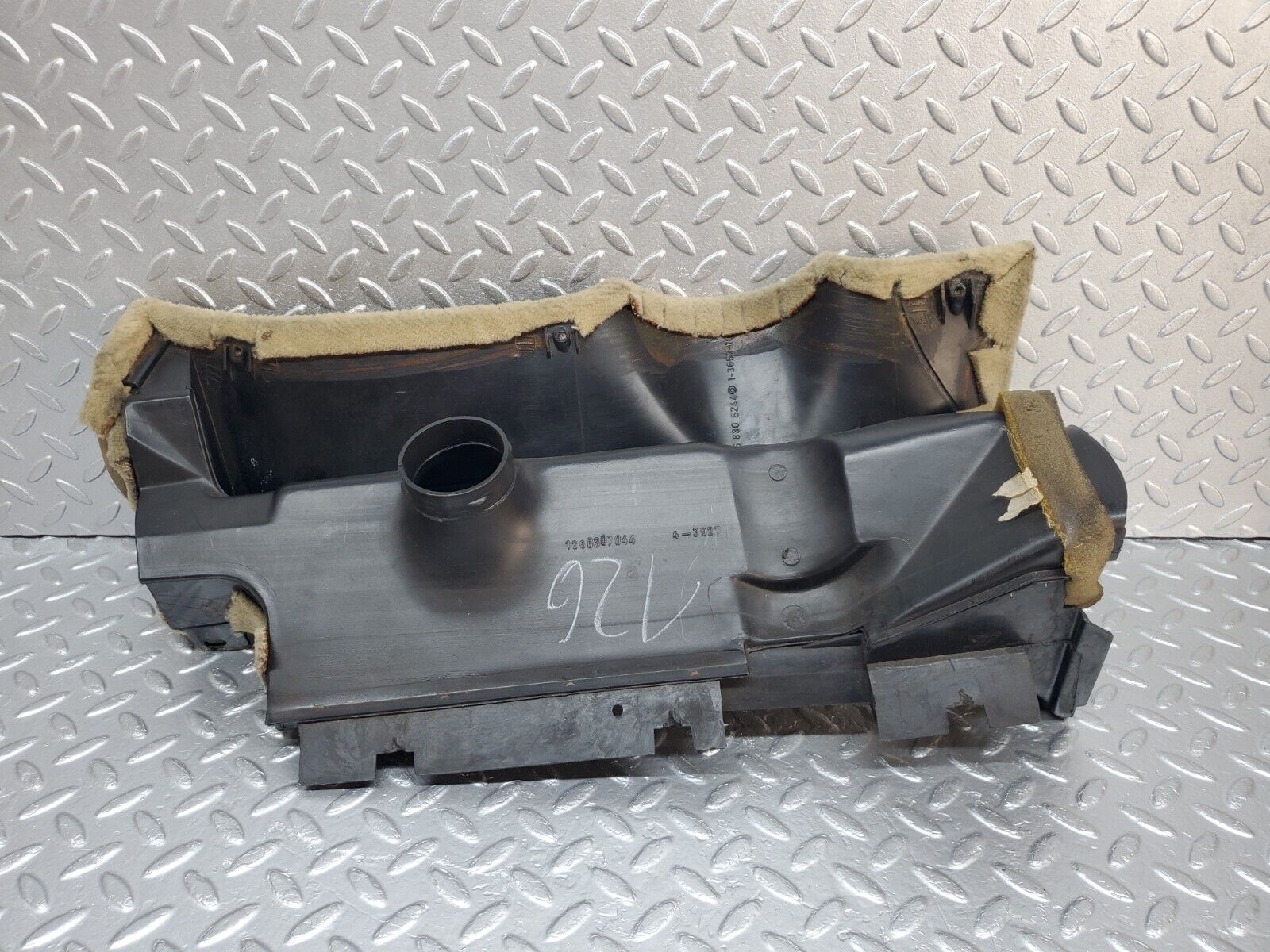 45691 Mercedes-Benz W126 420SE Under Dash Panel Right Beige 1268305244 1268307044