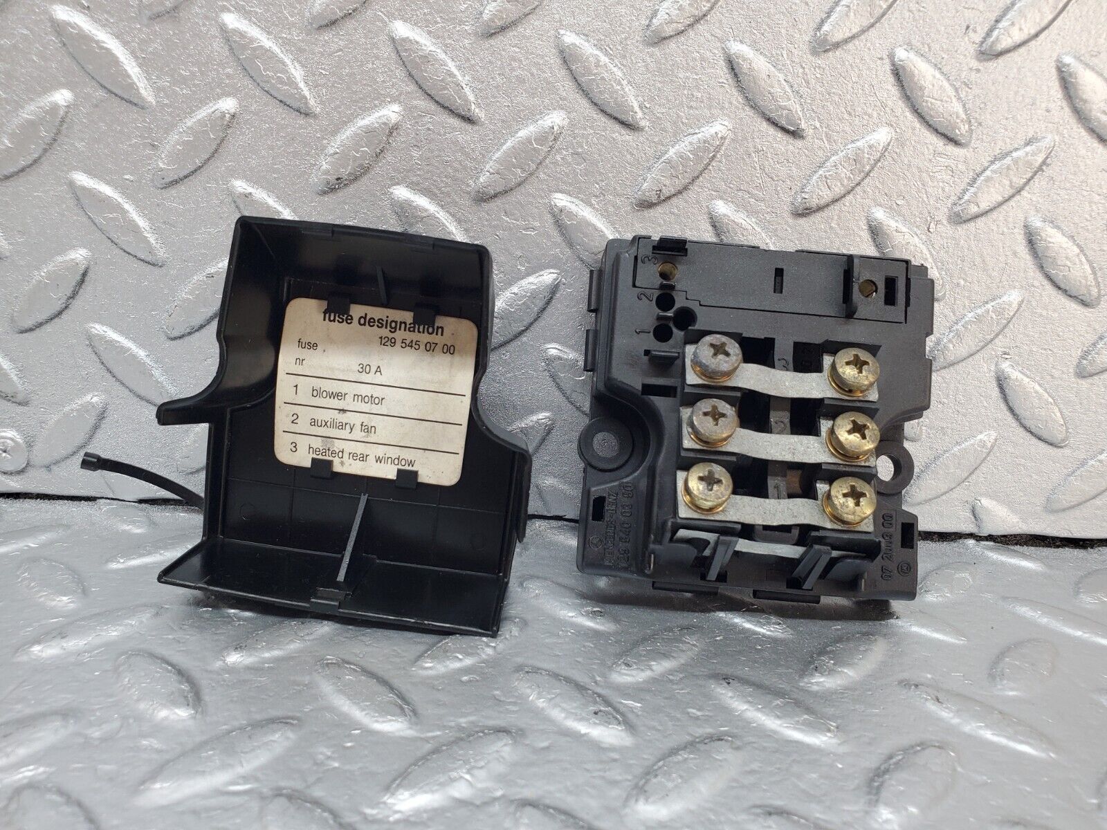 45023 Mercedes-Benz R129 300SL Coupe Fuse Box 1295400350 1295400282