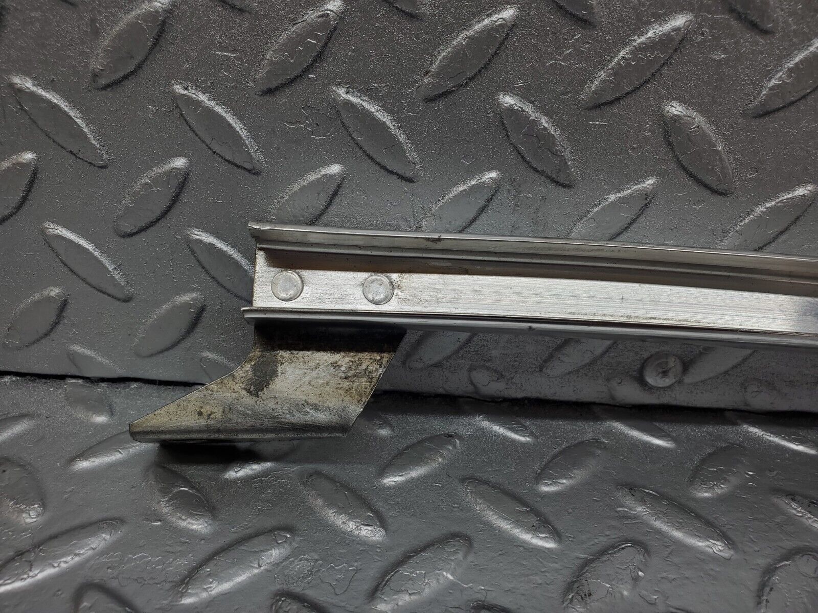 44318 Mercedes-Benz W123 280E Rear Right Chrome Window Channel