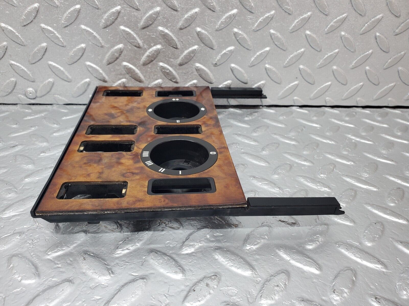 45575 Mercedes-Benz W126 420SE Heater Control Panel Wood Trim 1266830375