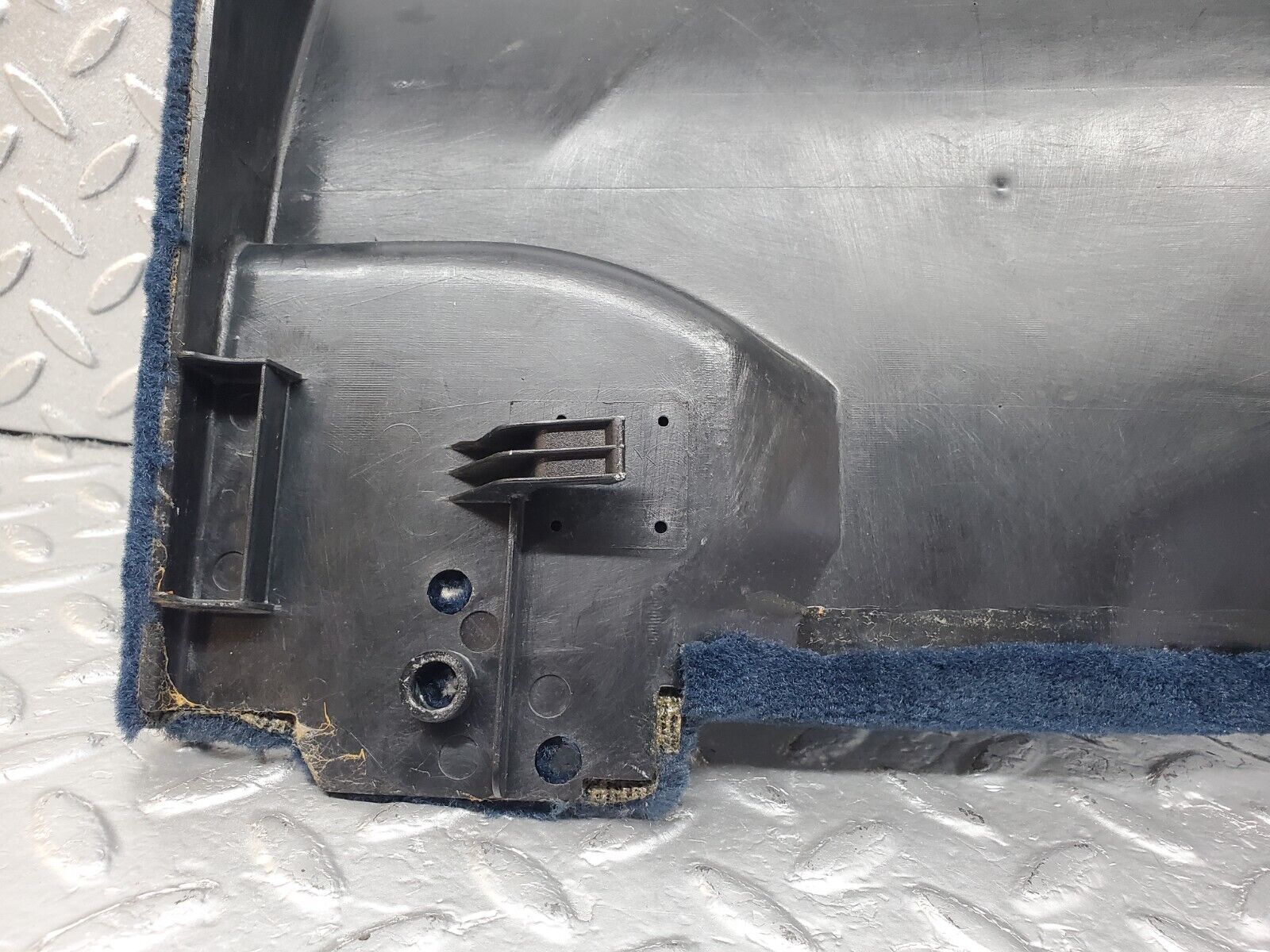 45170 Mercedes-Benz R129 300SL Coupe Kick Panel Left Side Blue 1296880306