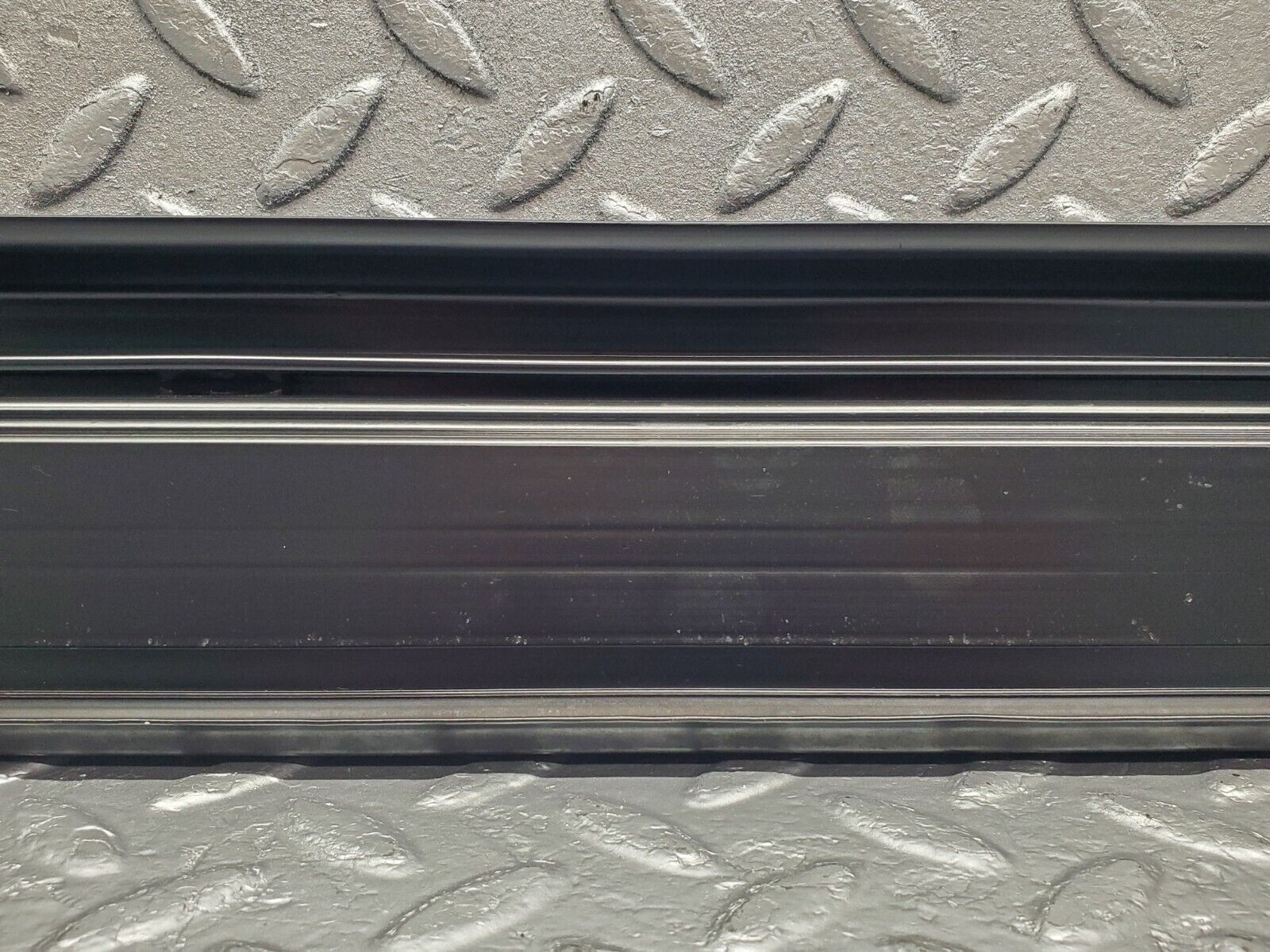 46330 Mercedes-Benz C123 280CE Coupe Door Sill Trim Black Left Side