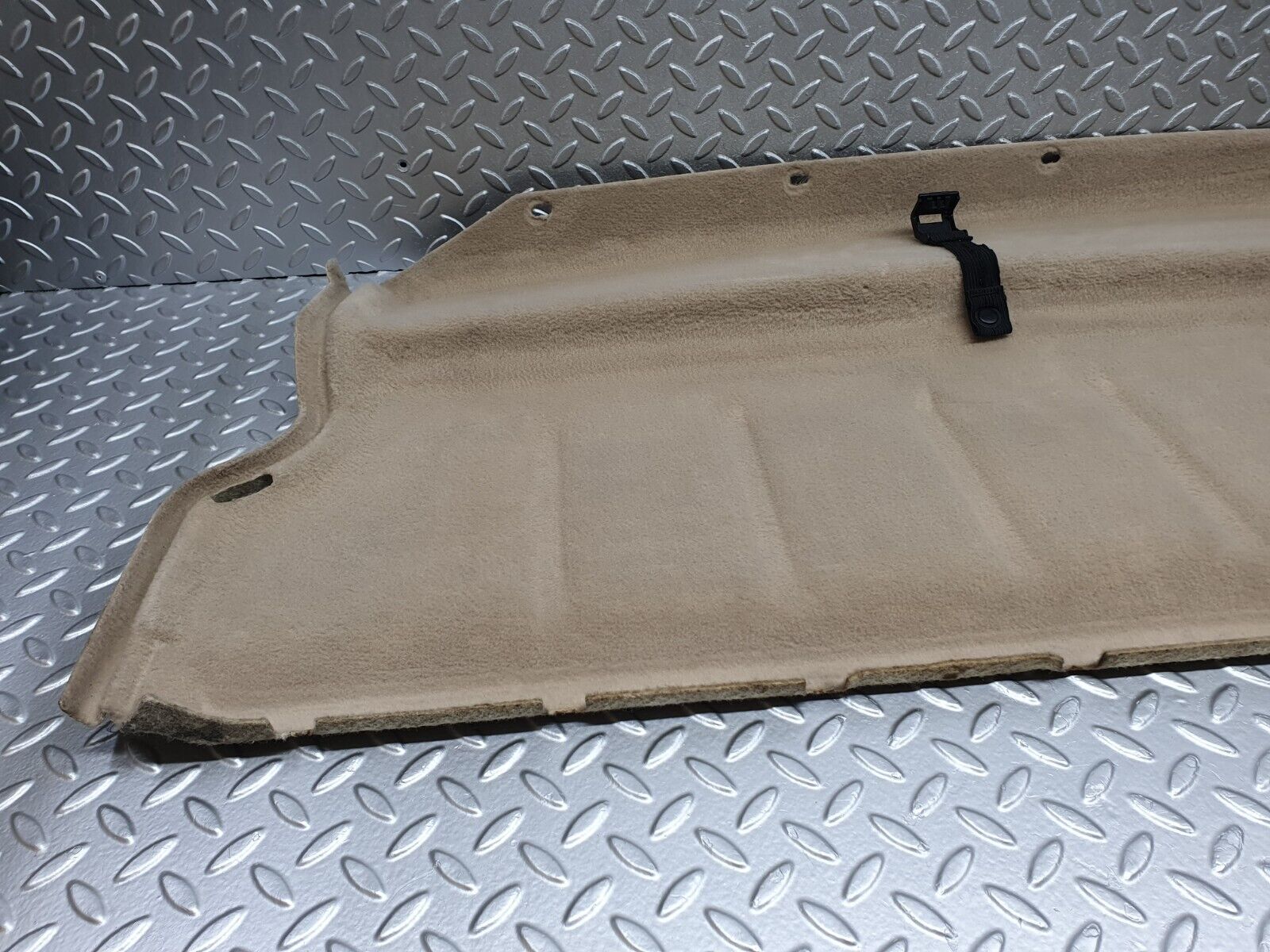 42261 Mercedes-Benz R129 320SL Coupe Fuel Tank Cover Plate Carpet Beige 1296903141
