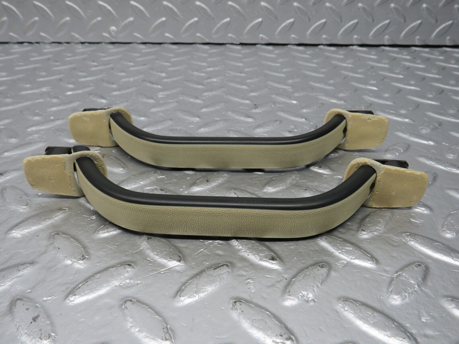 40194 Mercedes-Benz R107 Hardtop Roof Grab Handle Beige Pair