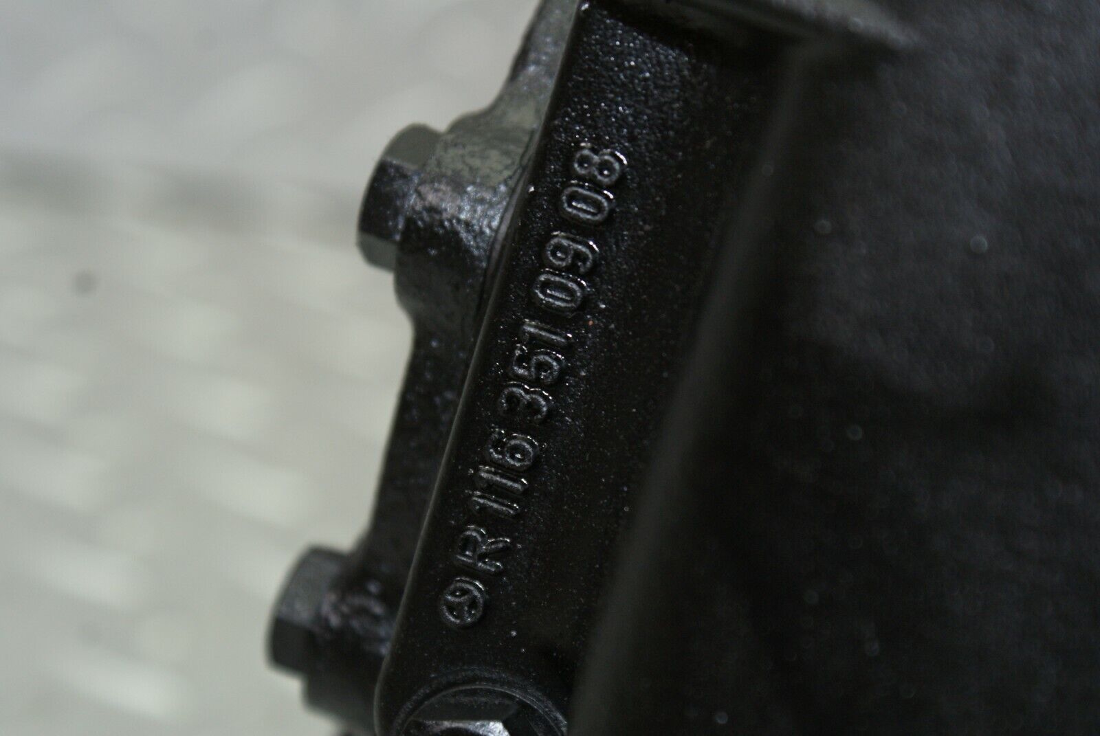 2541 Mercedes-Benz W116 350SE Rear Differential Ratio 3.46 1163510401