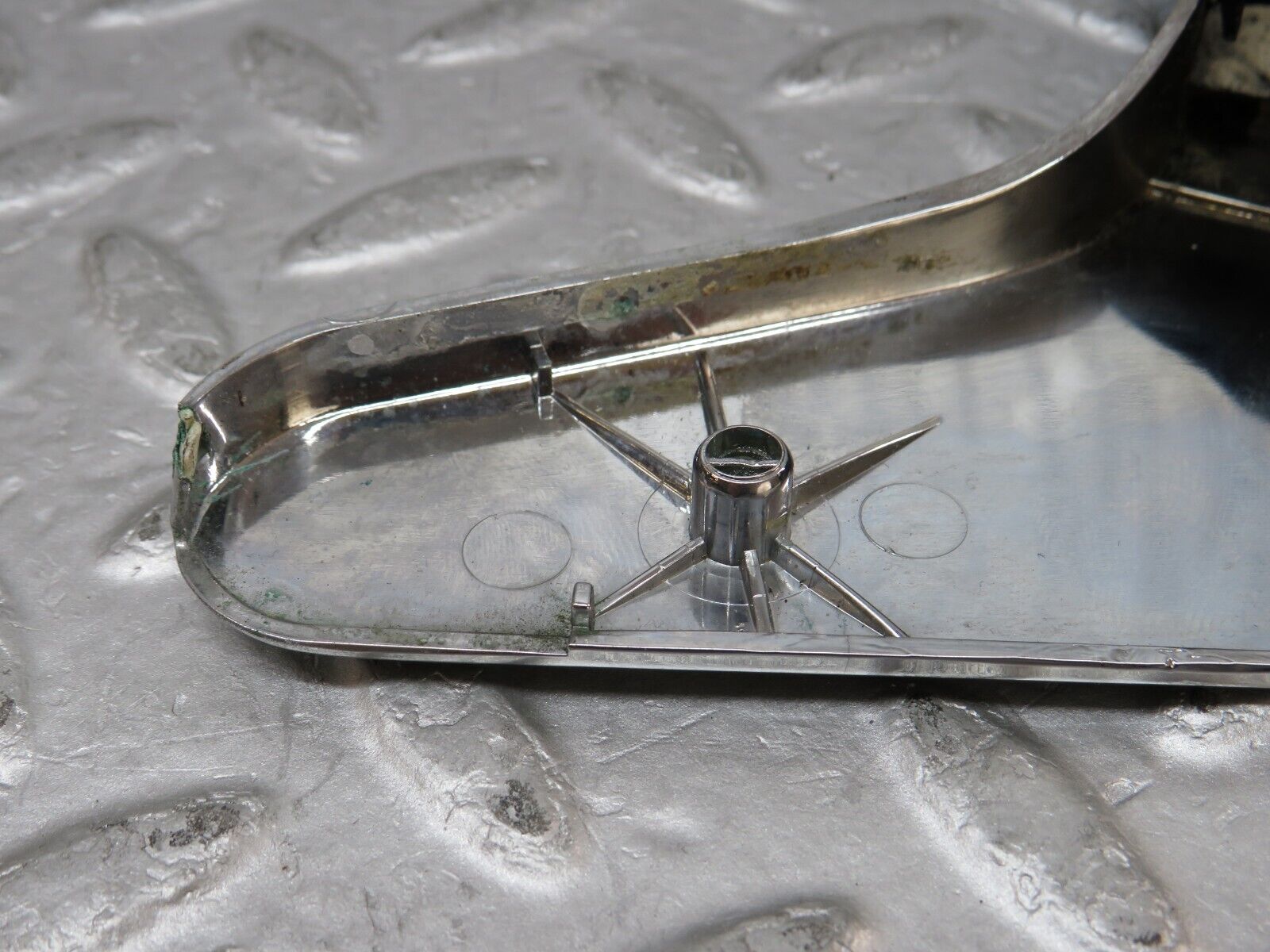 35659 Mercedes-Benz R107 280SL Seat Hinge Chrome Cover 1079131428