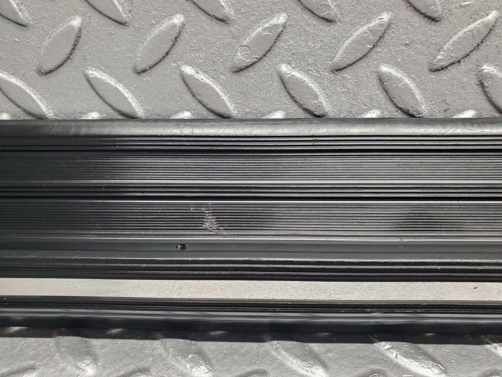 46329 Mercedes-Benz C123 280CE Coupe Door Sill Trim Black Right Side