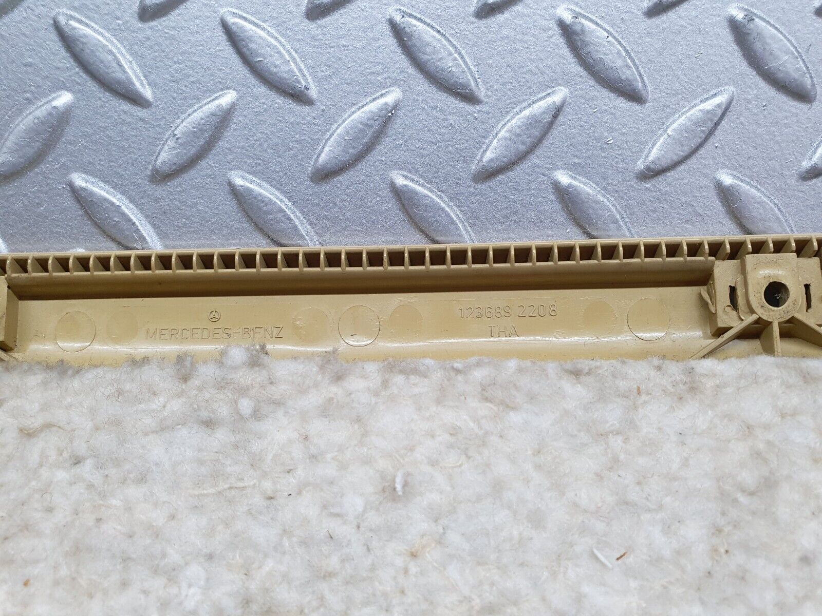 44092 Mercedes-Benz C123 230CE Coupe Under Dash Panel Right Side Beige 1236892208