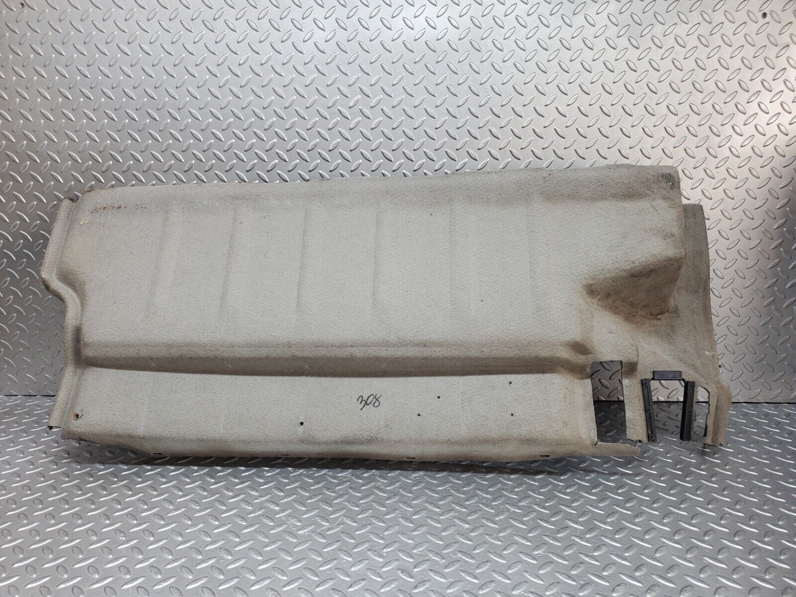 45112 Mercedes-Benz R129 300SL Coupe Fuel Tank Cover Carpet Blue 1296900098