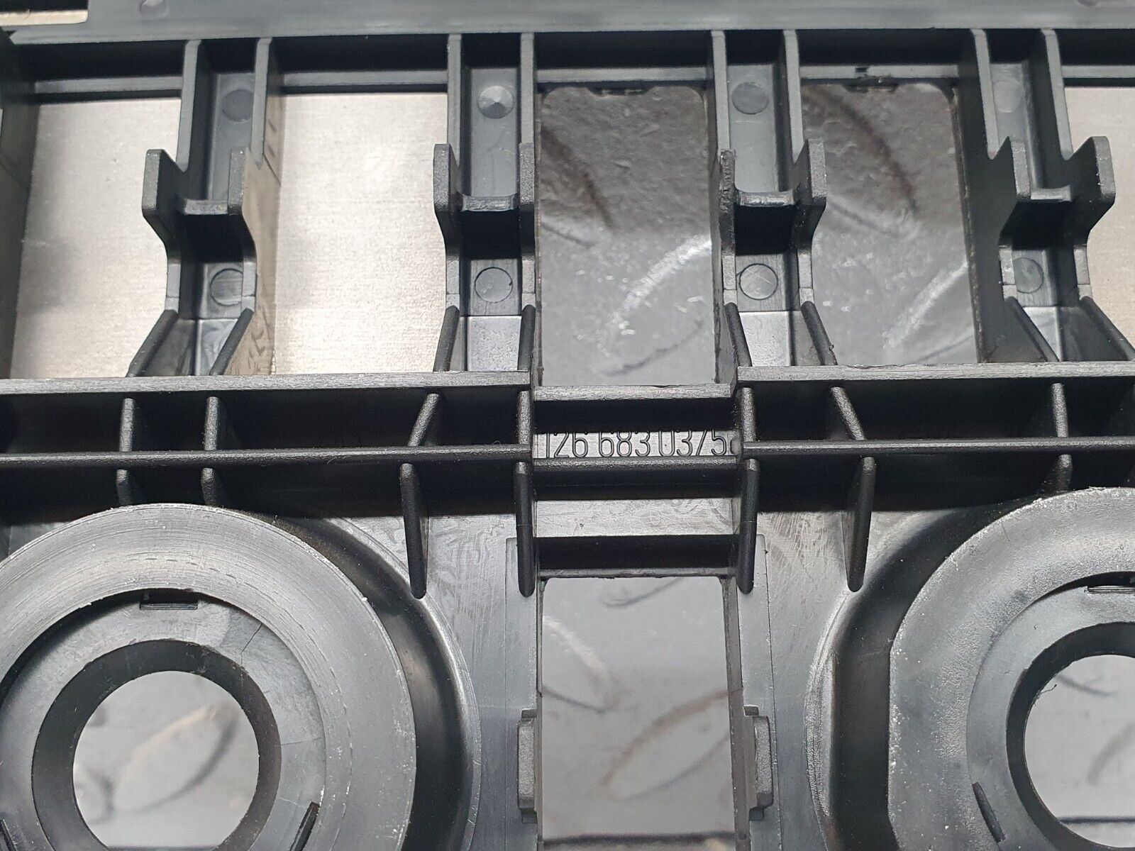 43588 Mercedes-Benz C126 380SEC Coupe Heater Control Panel Wood Trim 1266830375