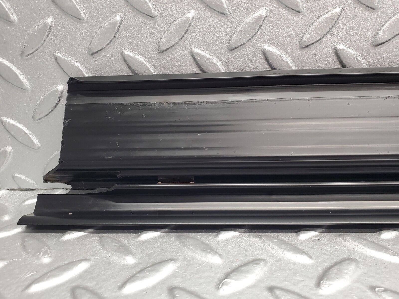 46329 Mercedes-Benz C123 280CE Coupe Door Sill Trim Black Right Side