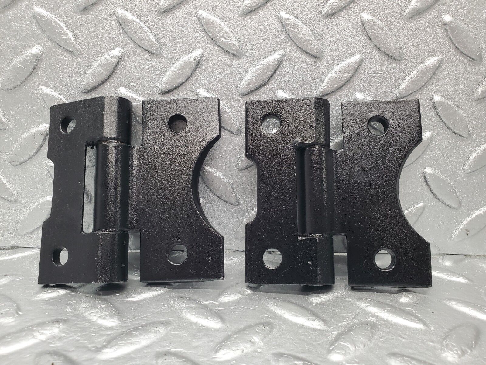 46449 Mercedes-Benz C123 280CE Coupe Door Hinge Pair Left Side 1237200037