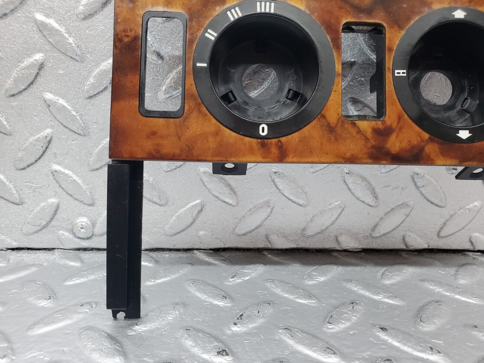 45575 Mercedes-Benz W126 420SE Heater Control Panel Wood Trim 1266830375