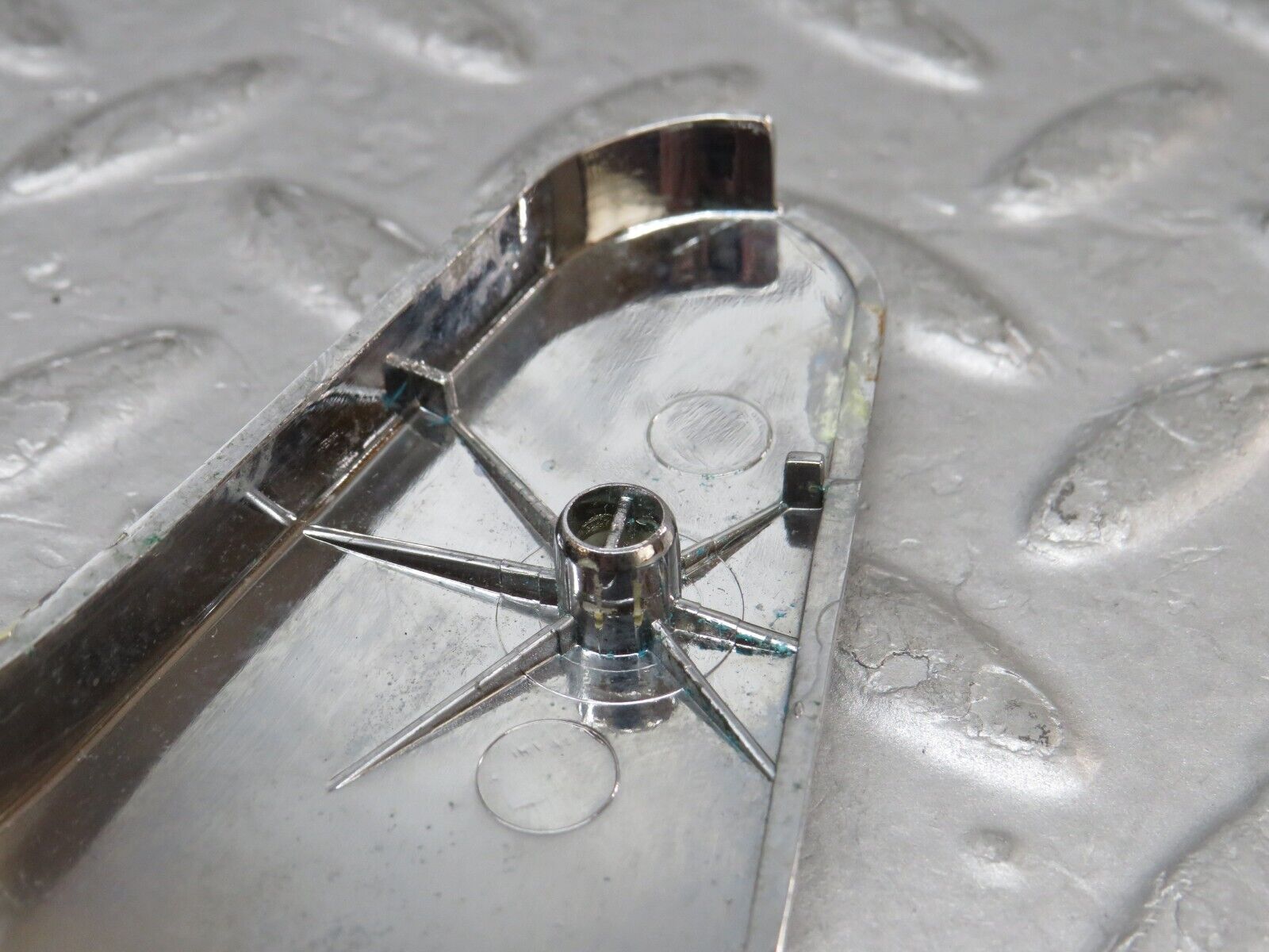 35660 Mercedes-Benz R107 280SL Seat Hinge Chrome Cover 1079131328