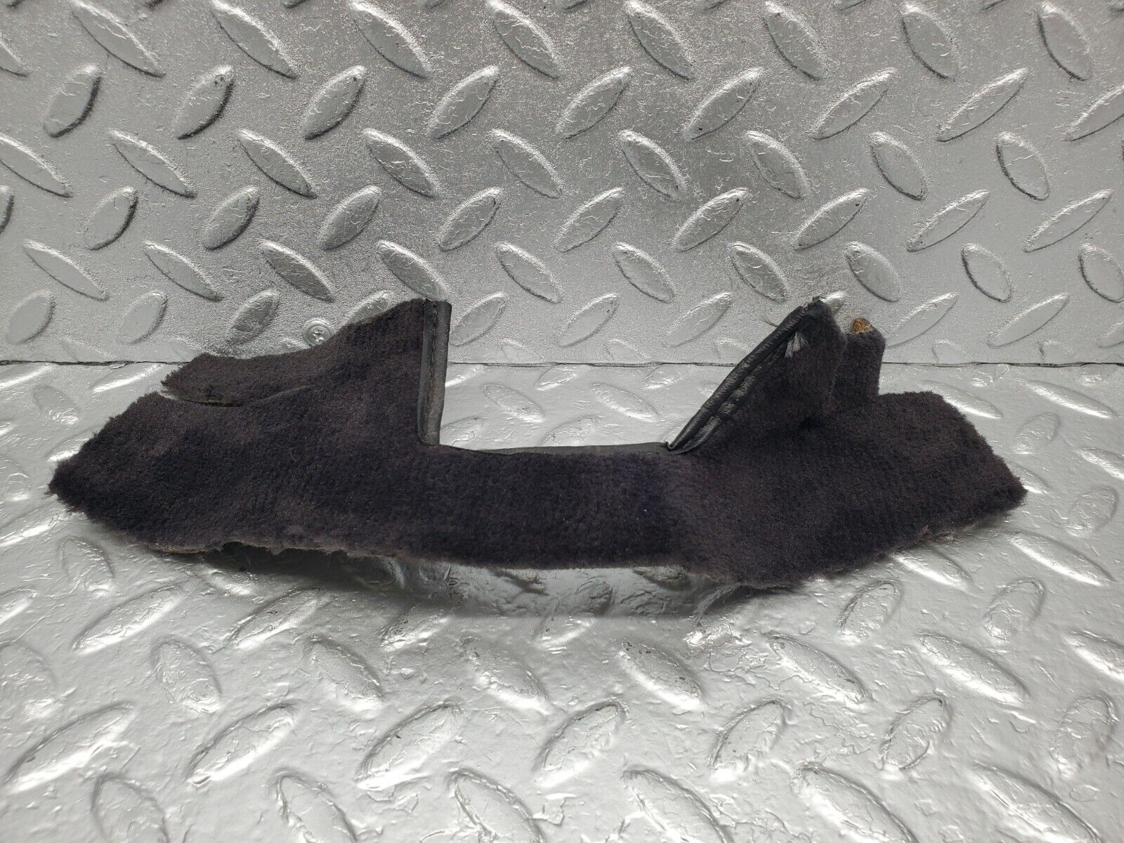 46428 Mercedes-Benz C123 280CE Coupe Front Right Seat Rail Cover Carpet Black