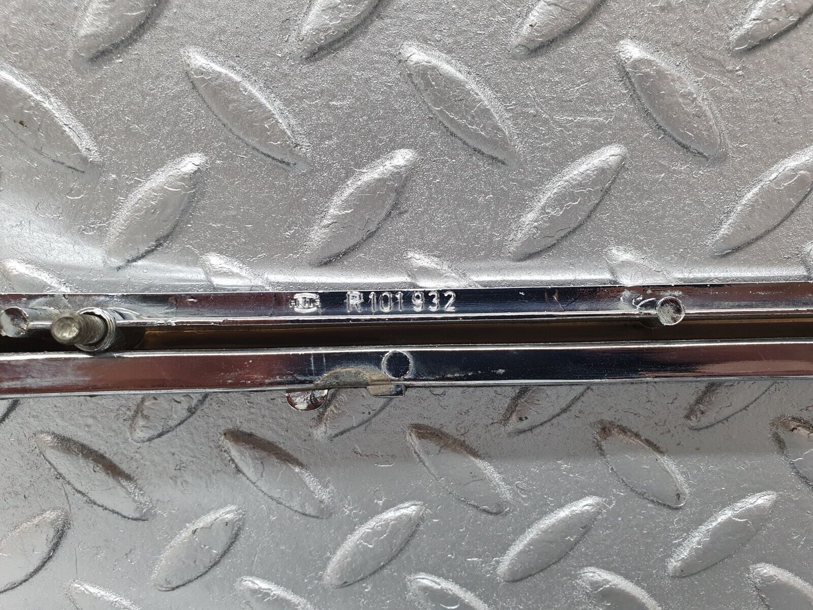 42934 Mercedes-Benz W115 Tail Light Chrome Frame Right Side