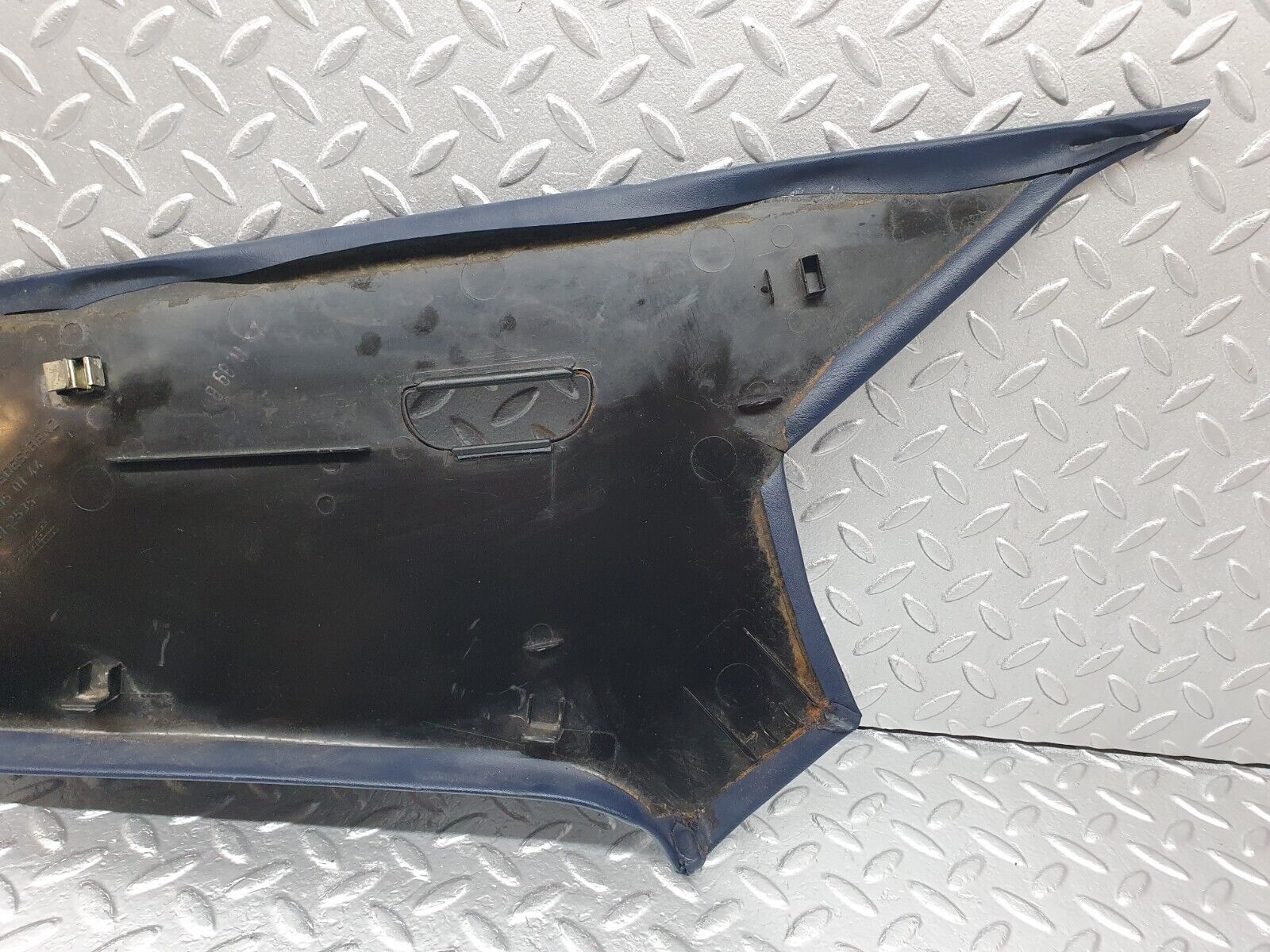 42659 Mercedes-Benz W201 190 2.0L C Pillar Cover Trim Left Blue 2016950144