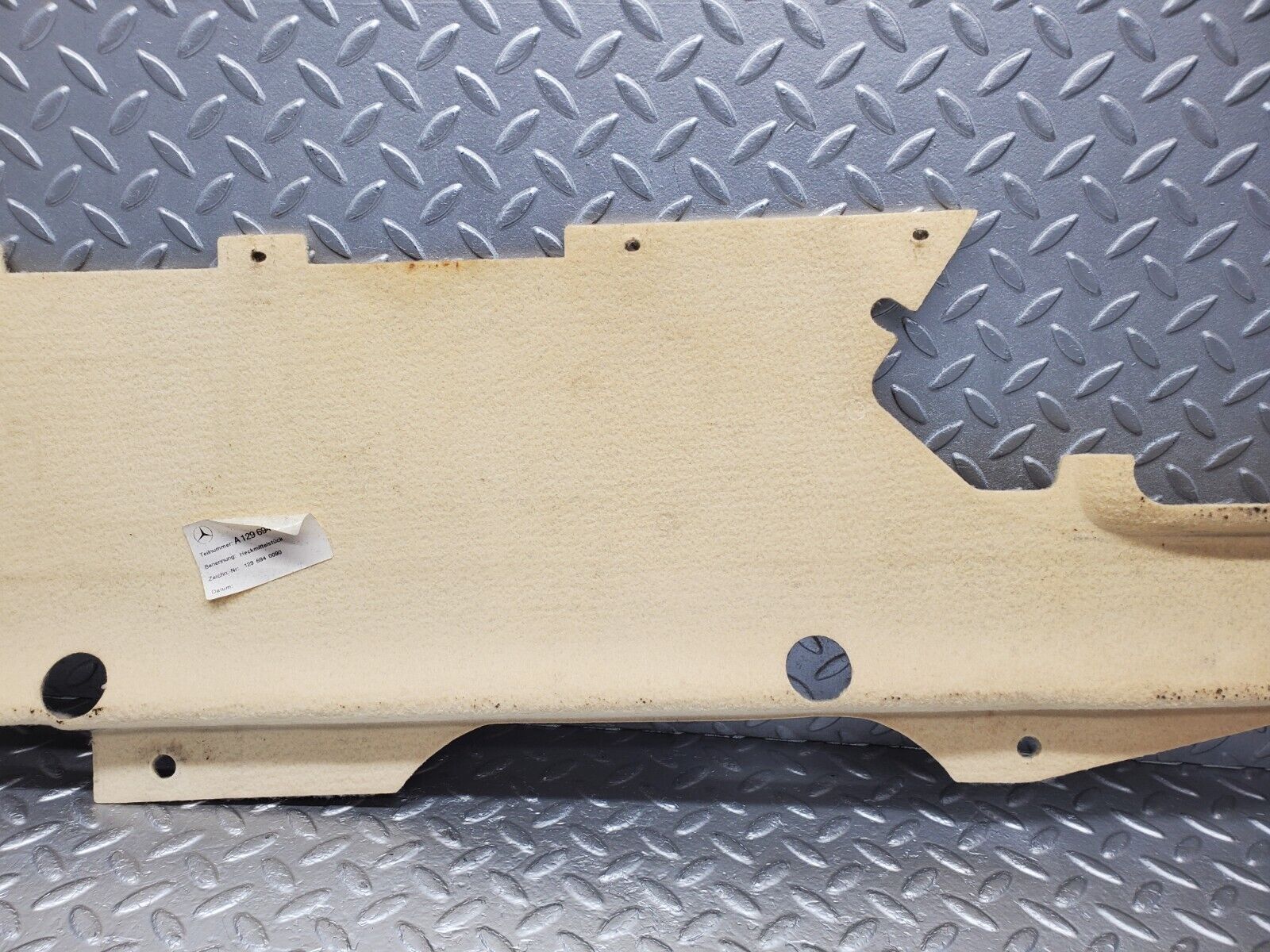 46863 Mercedes-Benz R129 320SL Coupe Boot Rear Carpet Beige 1296940090