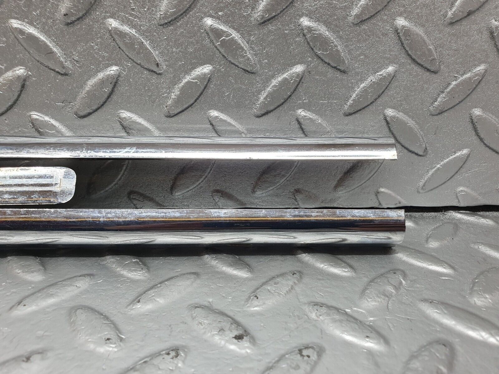 43448 Mercedes-Benz W108 280SE Front Seat Rail Chrome Cover Trim