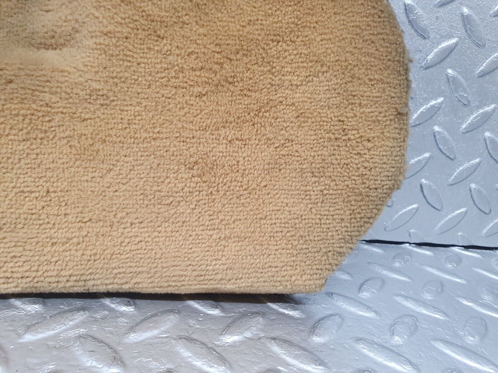 43612 Mercedes-Benz C126 380SEC Coupe Kick Panel Left Side Beige 1266880306