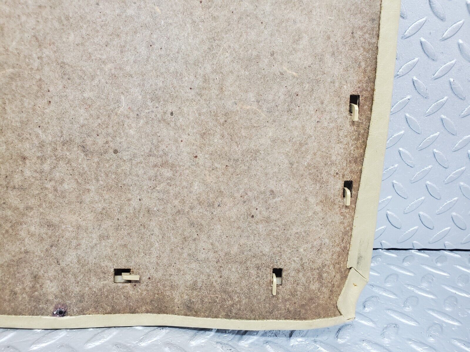 44330 Mercedes-Benz W123 280E Front Seat Rear Panel Beige 1239140423