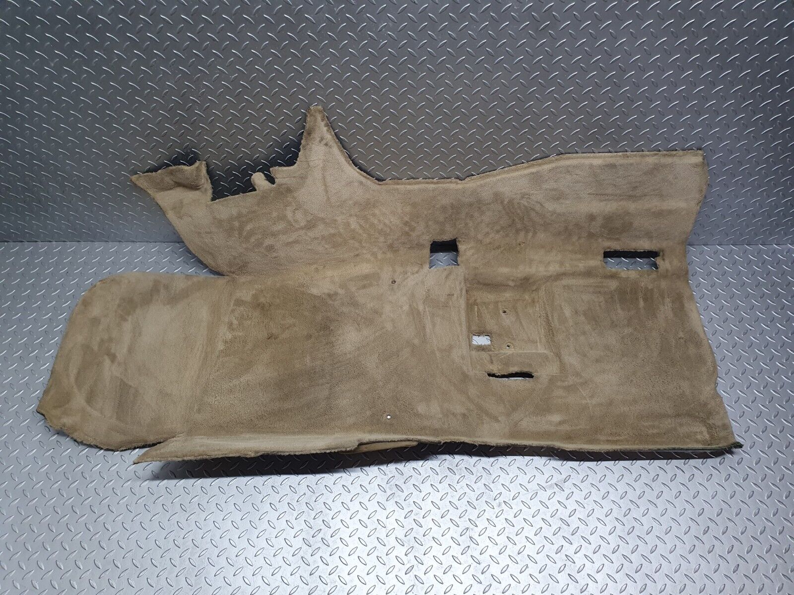 42296 Mercedes-Benz R129 320SL Coupe Front Left Floor Carpet Beige 1296801340