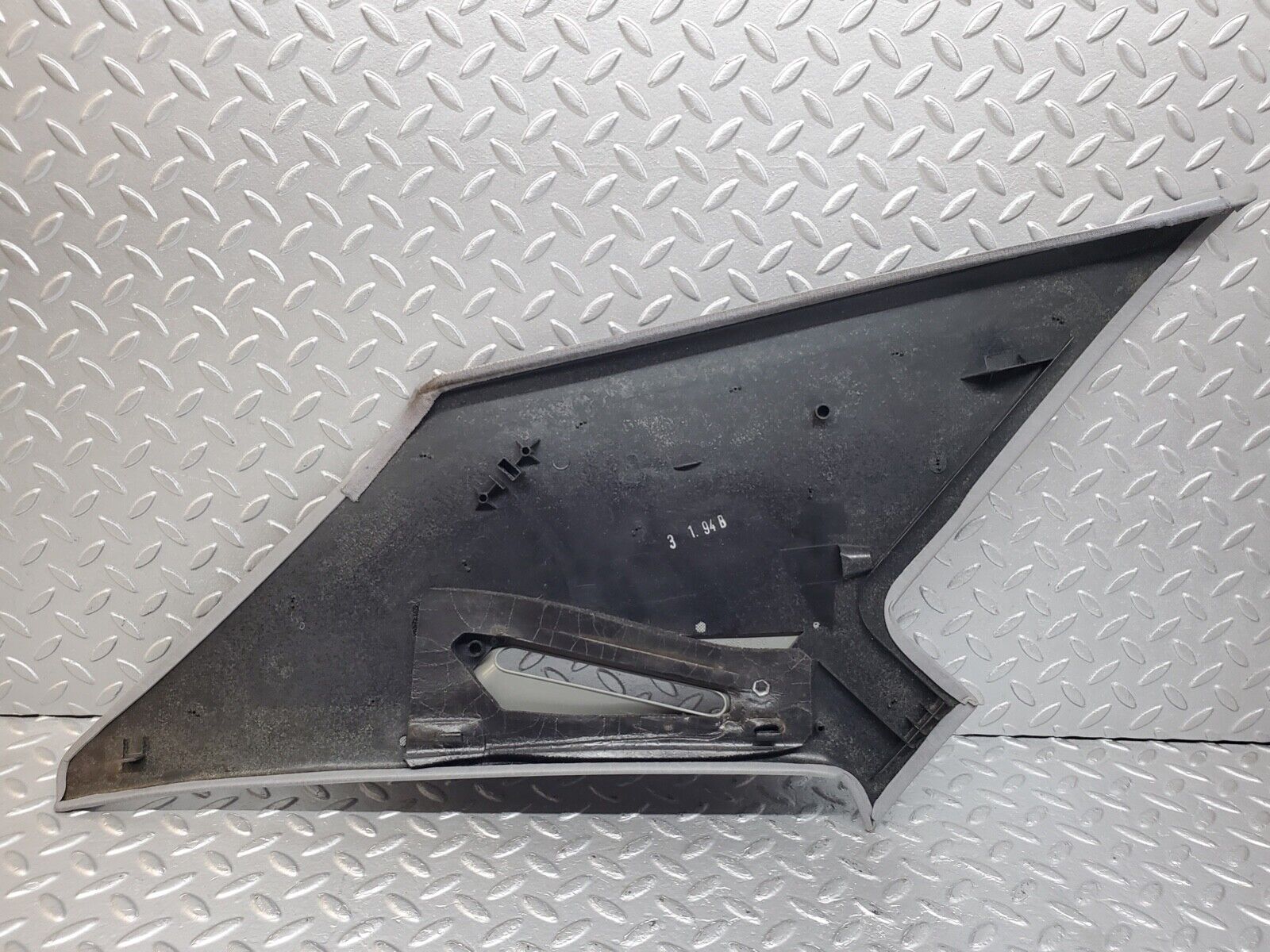 44638 Mercedes-Benz W124 220E C Pillar Cover Panel Left Side Grey 1246950730