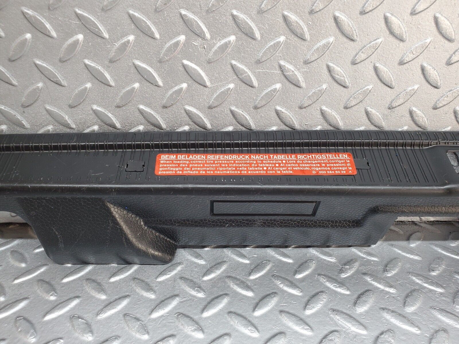 45109 Mercedes-Benz R129 300SL Coupe Boot Lock Cover Trim 1296980089