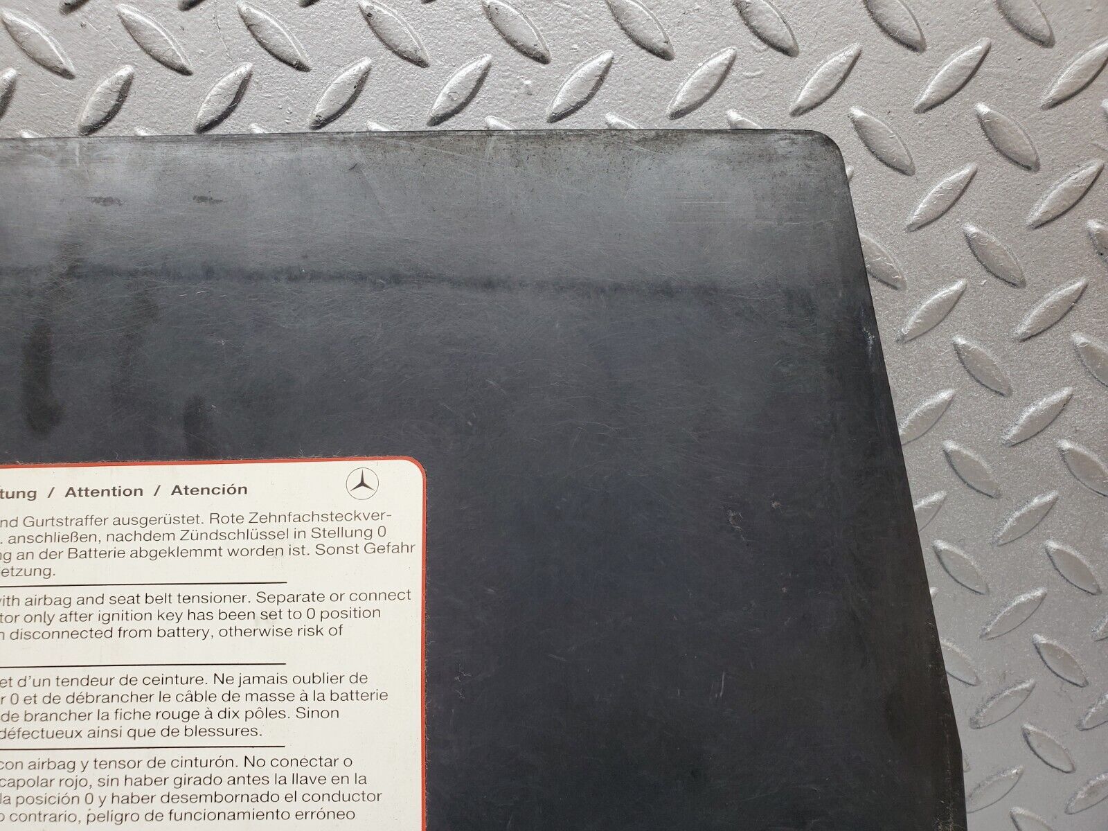 45627 Mercedes-Benz W126 420SE Foot Well Panel Left Side 1266840537