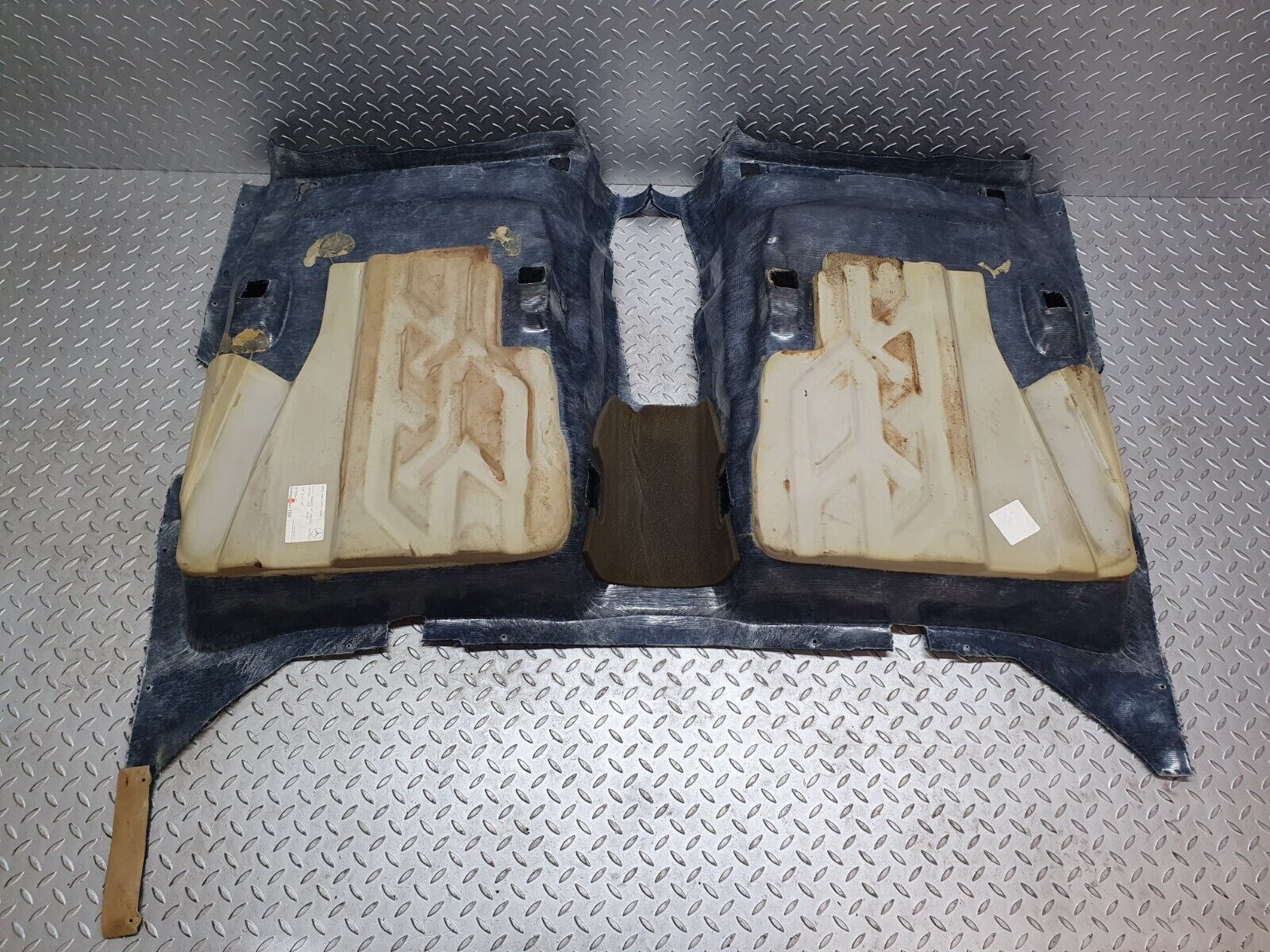 42978 Mercedes-Benz W201 190 Rear Floor Carpet Blue 2016806441