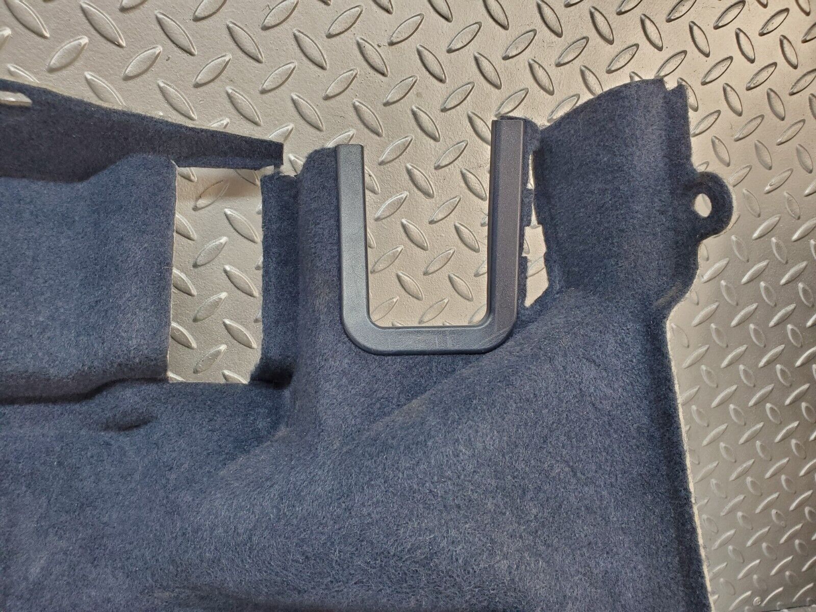 45112 Mercedes-Benz R129 300SL Coupe Fuel Tank Cover Carpet Blue 1296900098