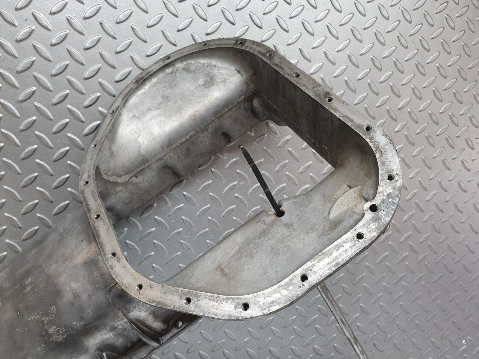 43454 Mercedes-Benz W108 280SE Oil Pan Oil Sump & Dipstick 1080140602