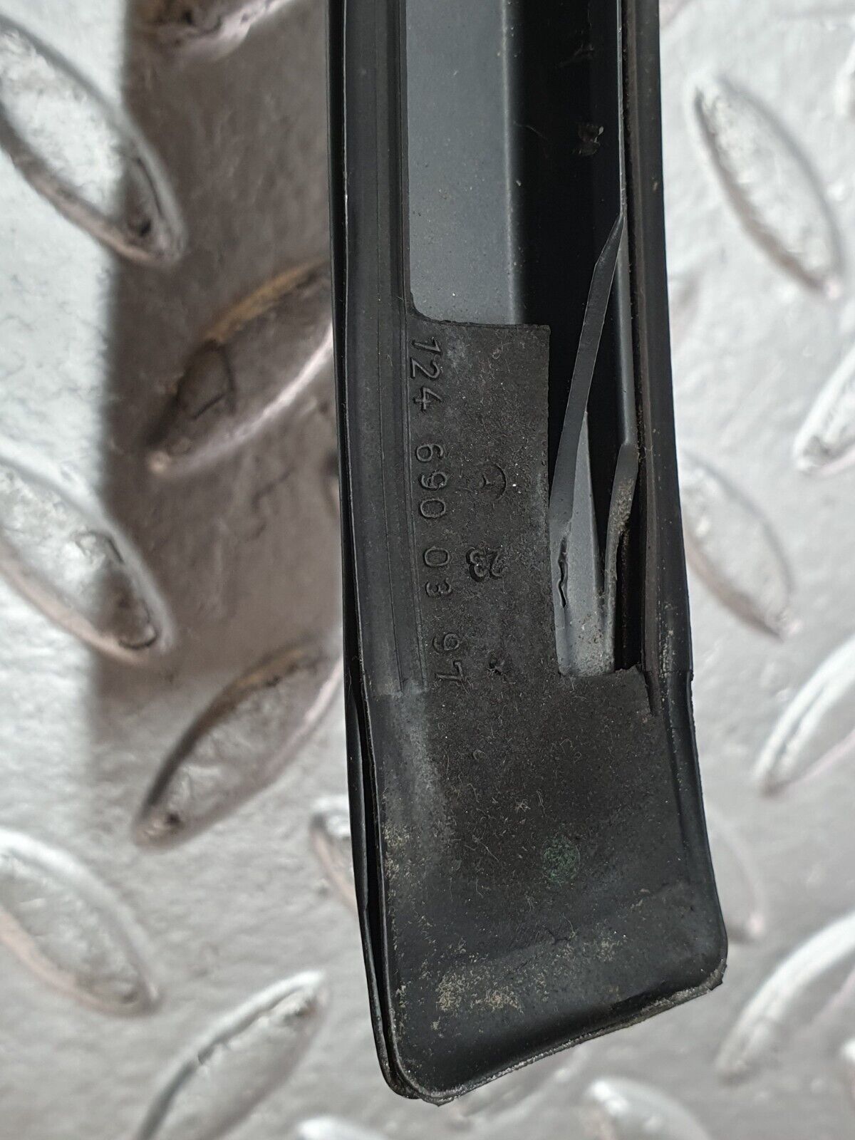 41713 Mercedes-Benz W124 200E Roof Chrome Trim Left Side 1246900397