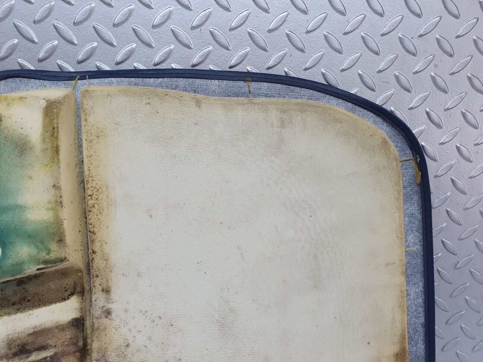 43022 Mercedes-Benz W201 190 Front Left Floor Carpet Blue 2016806962