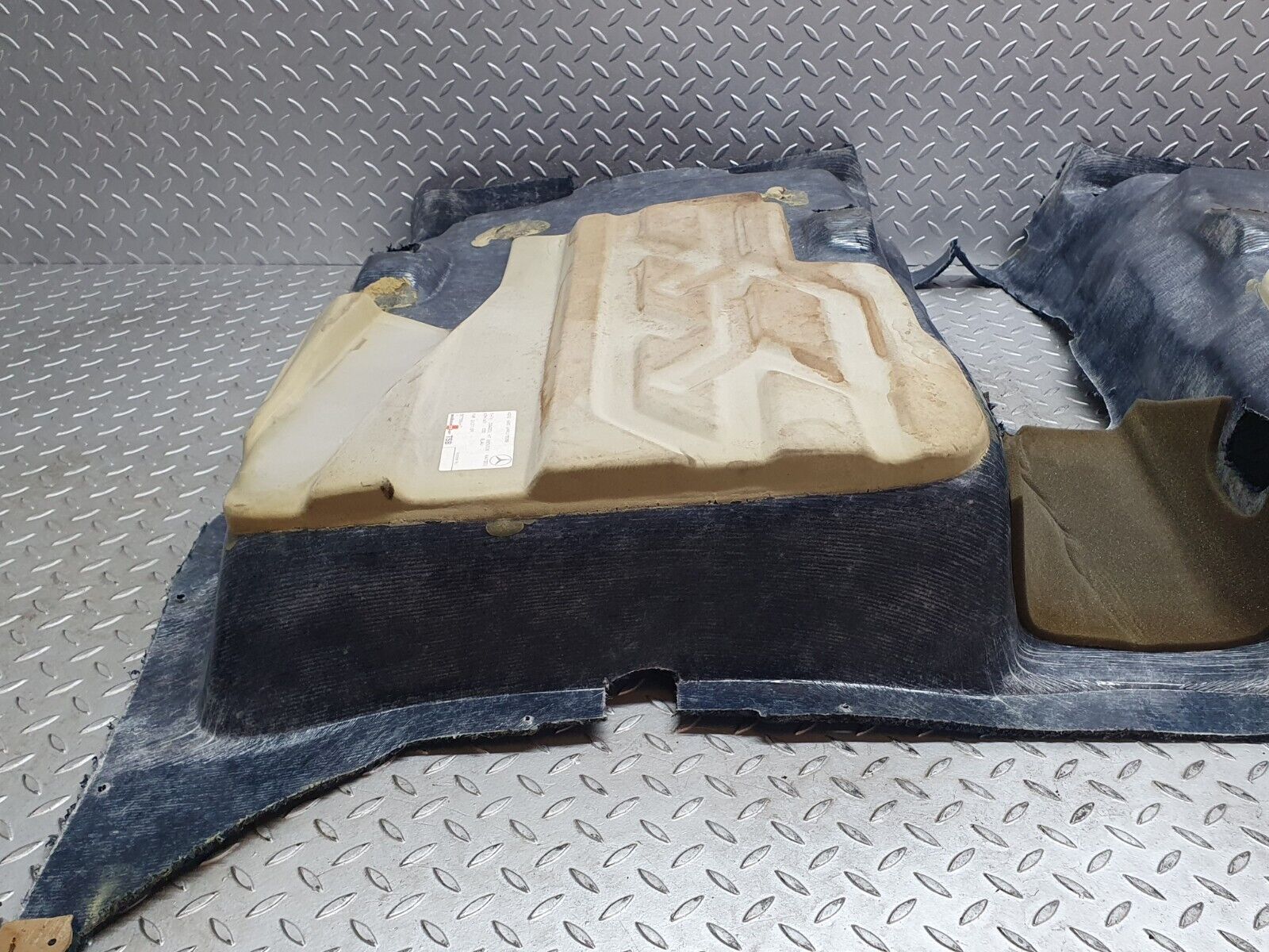 42978 Mercedes-Benz W201 190 Rear Floor Carpet Blue 2016806441